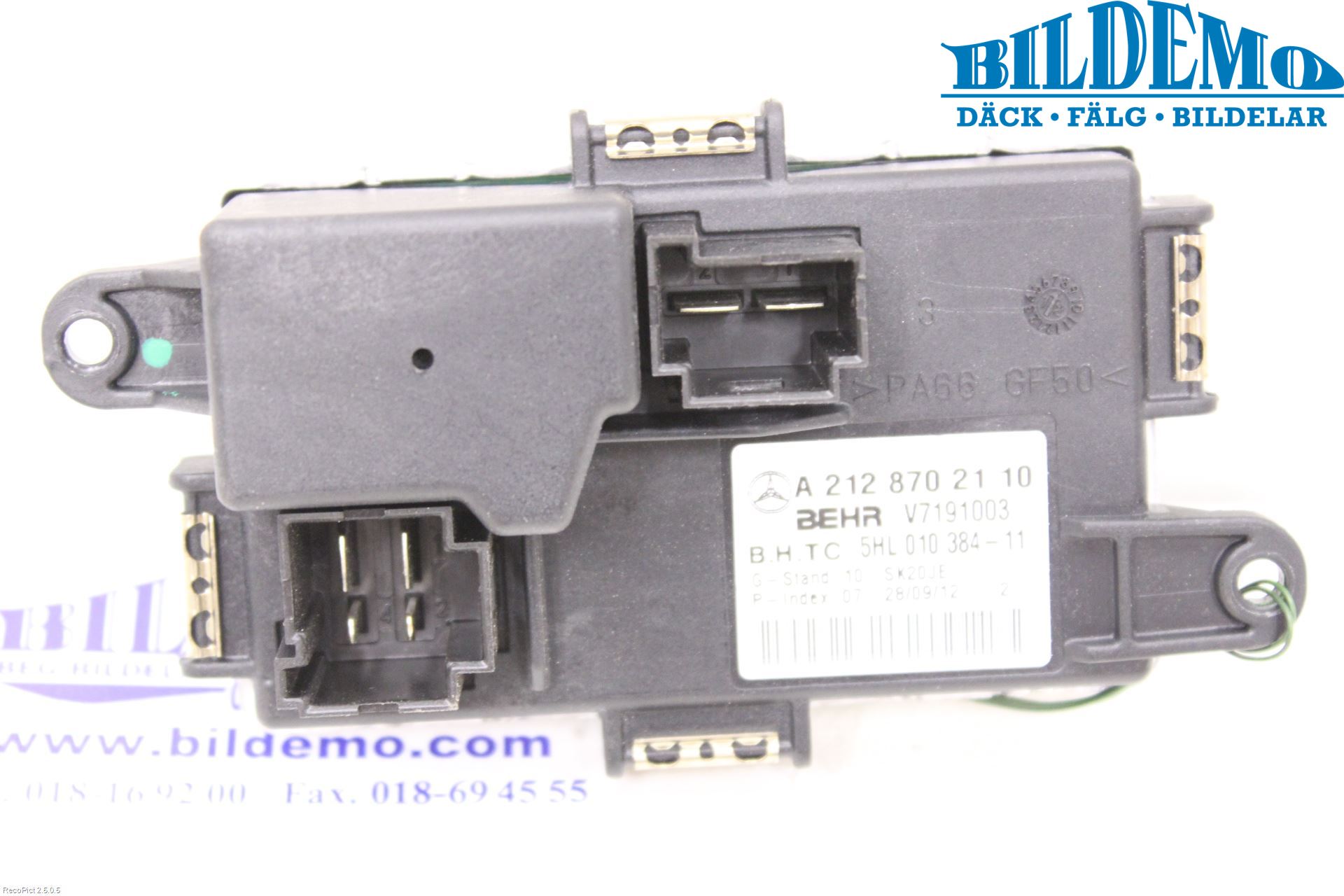 Mercedes-Benz MB GLK-KLASS (X204) 08-16 Varmeapparat Viftemotstand
