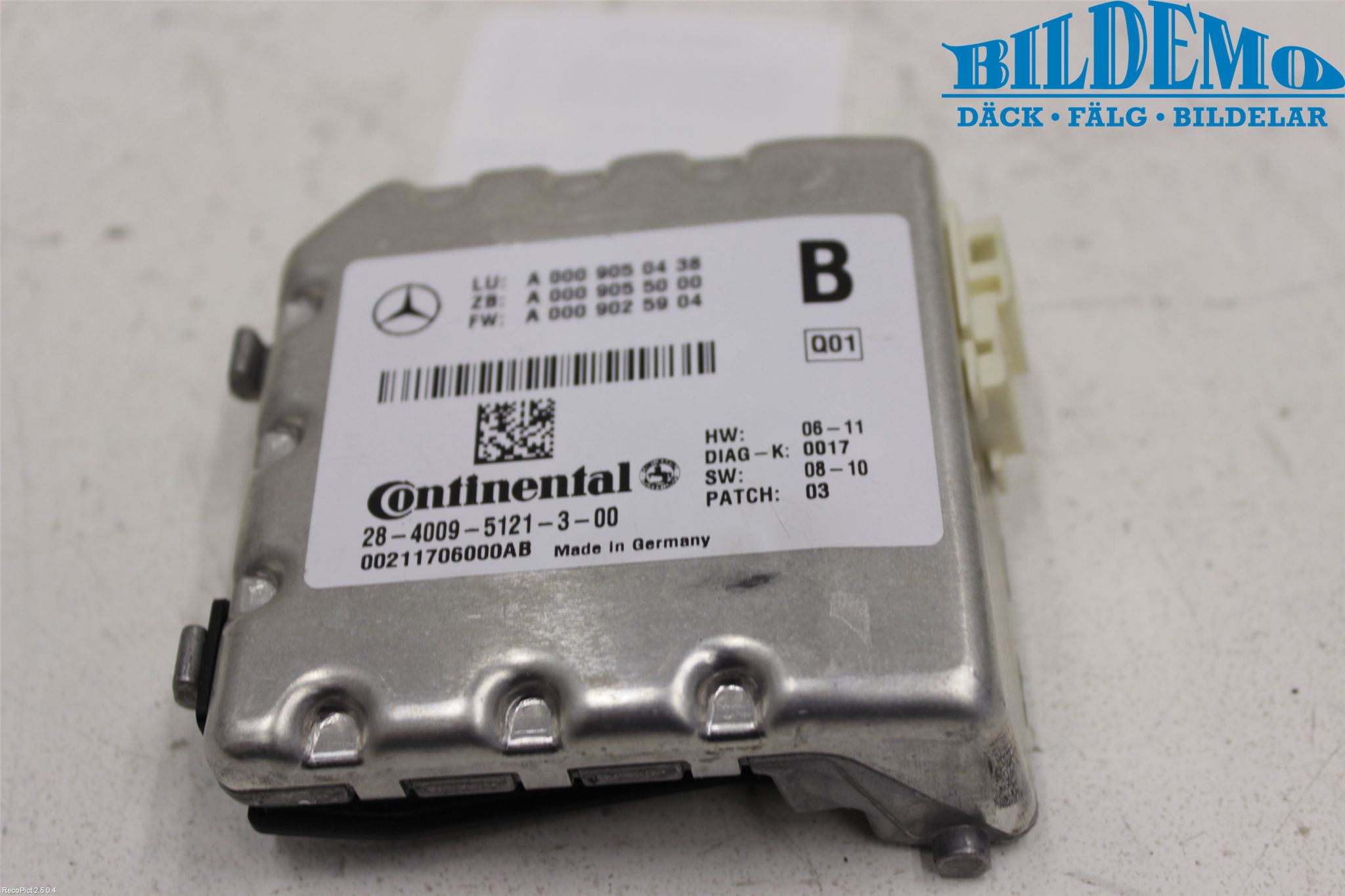 Mercedes-Benz MB ML/GLE-KLASS (W166) 12-18 Parkeringshjelp Kamera