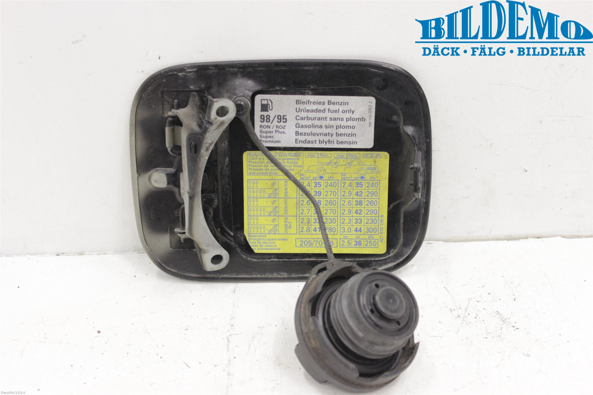 Audi ALLROAD 01-05 Drivstoff Tankluke
