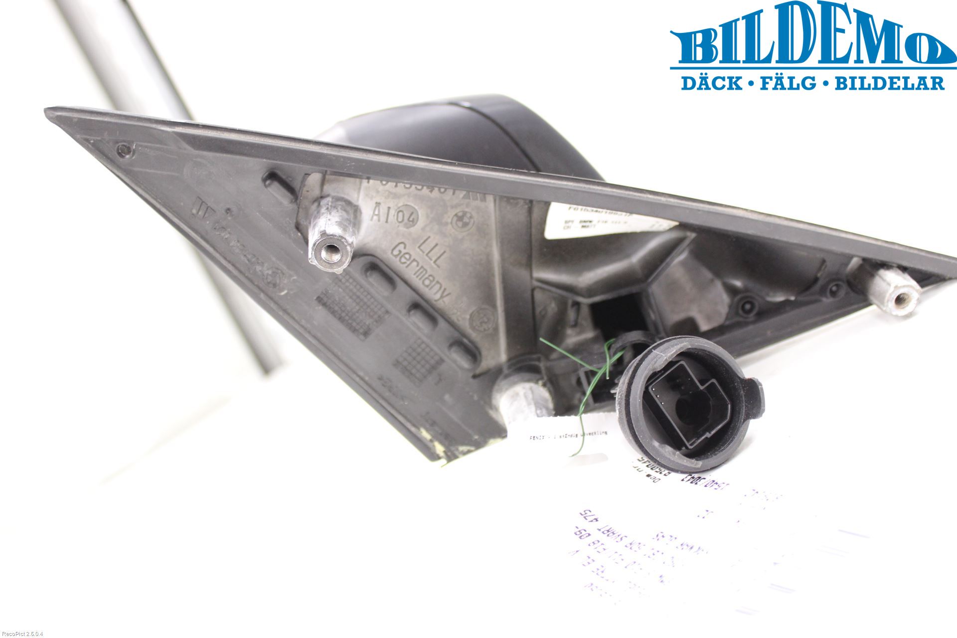 BMW 5 F10/F11/F18 09-17 Speil V M-El Justering