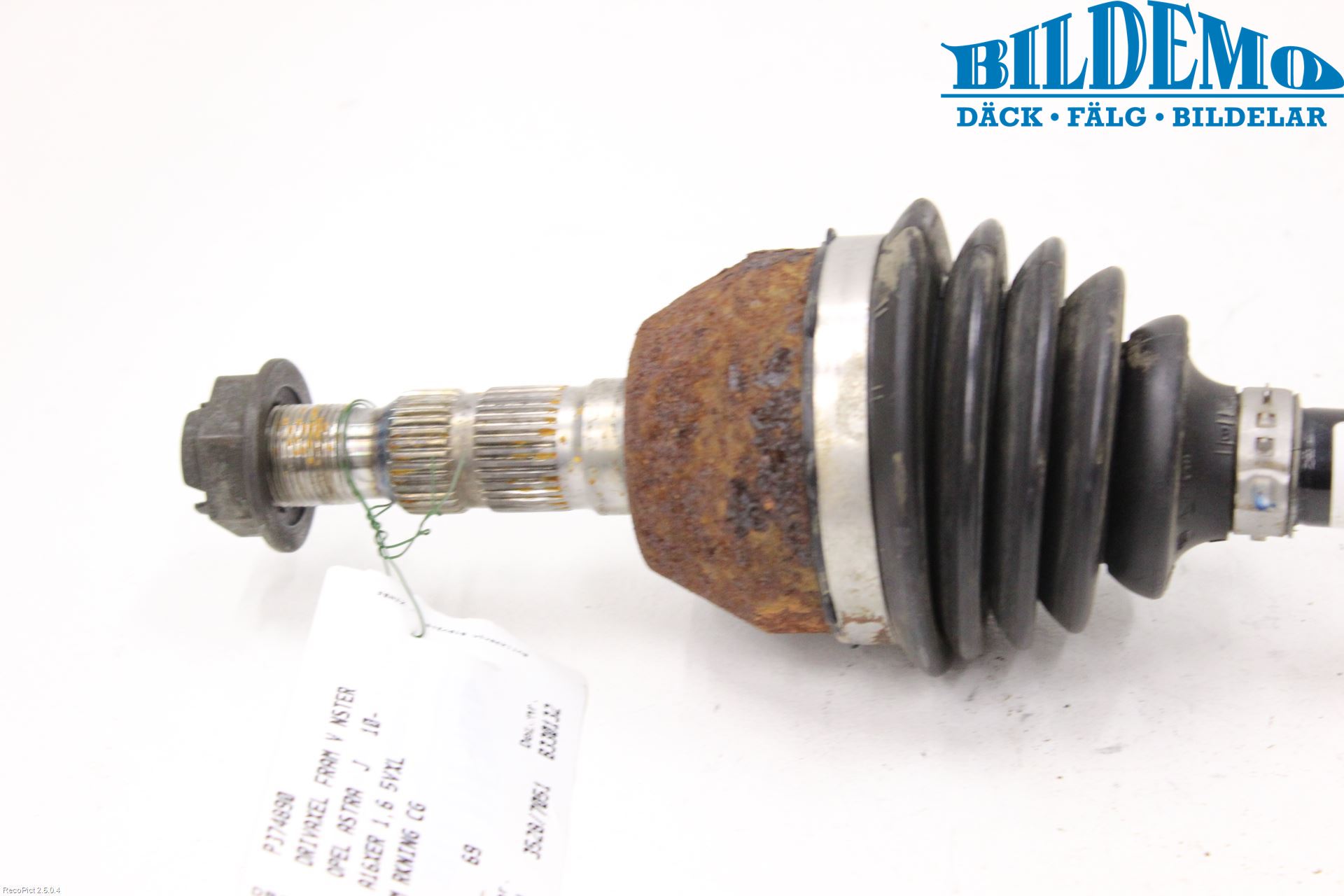 Opel ASTRA J 10-15 Drivaksel Foran Kompl Venstre