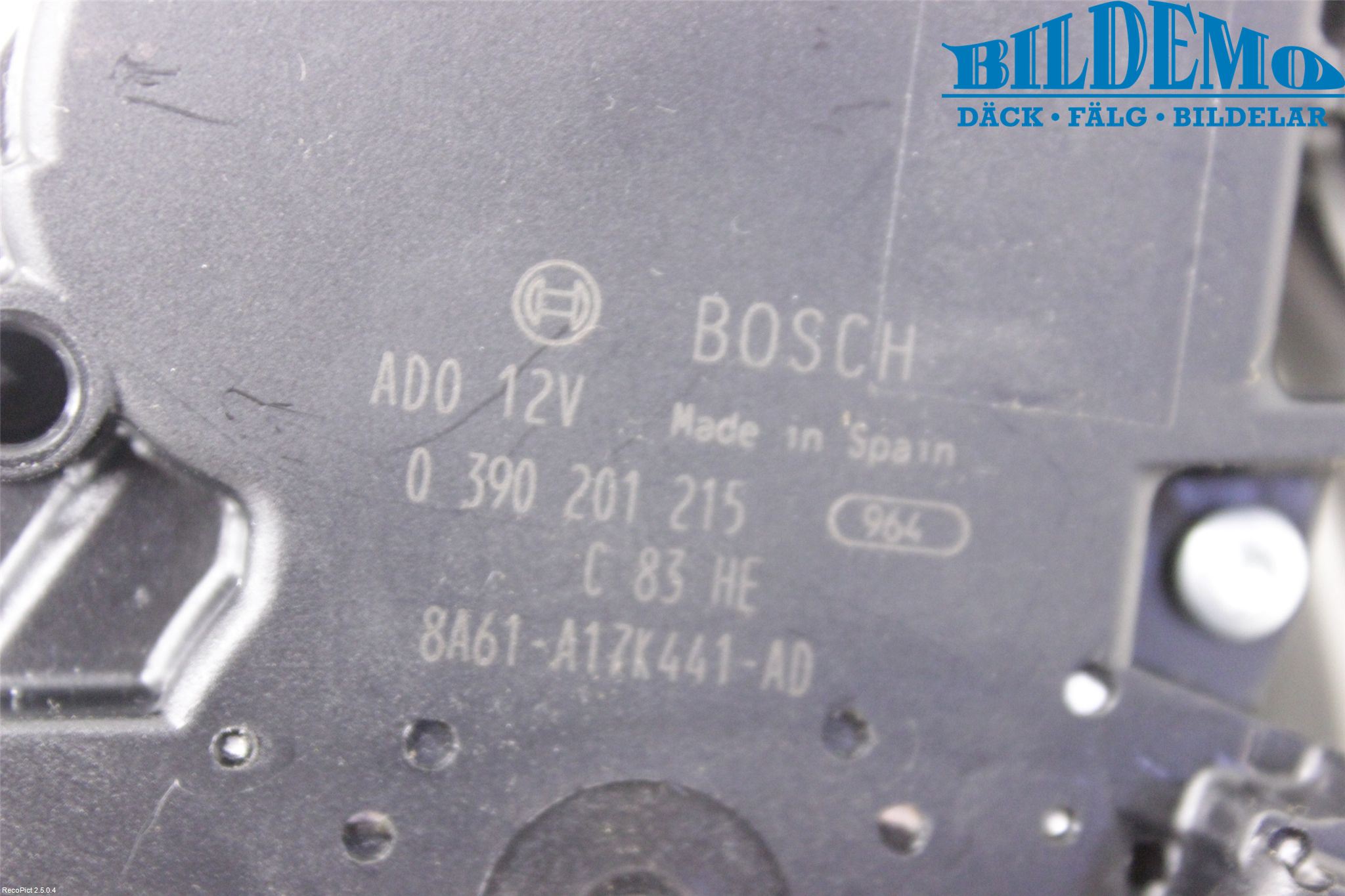 Ford FIESTA 09-12 Viskermotor Bakluke
