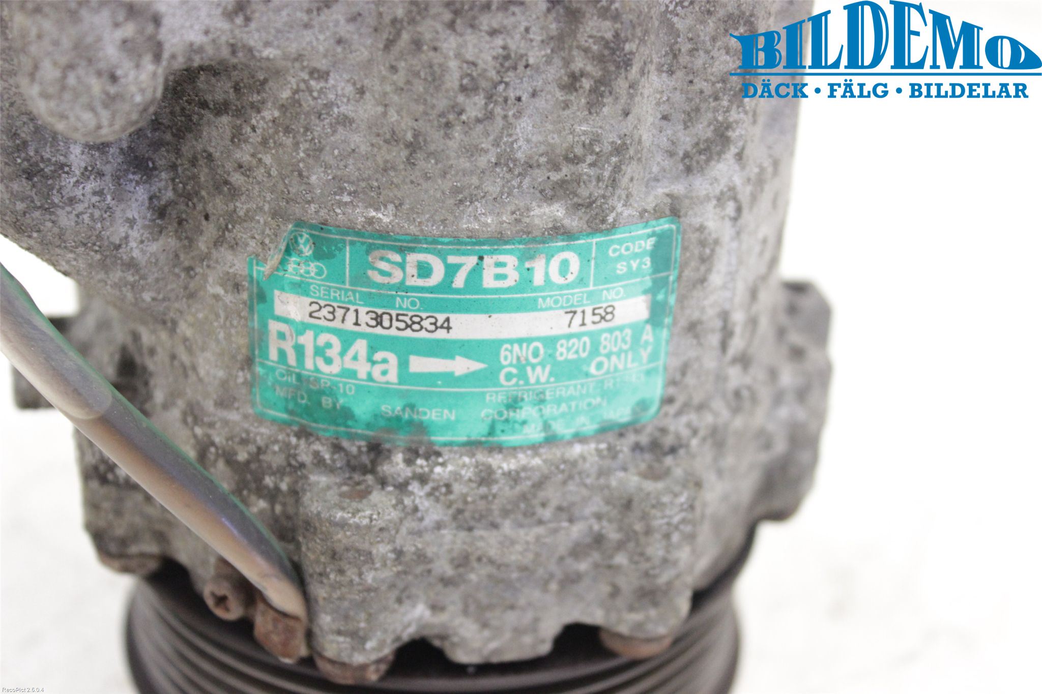 Volkswagen VW POLO 95-01 Varme Ac Kompressor