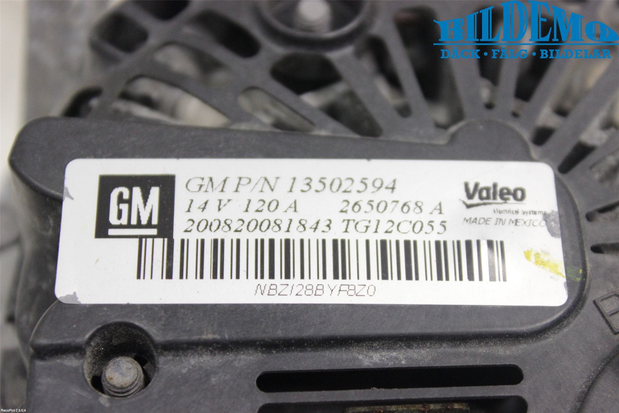 Opel ASTRA J 10-15 Dynamo