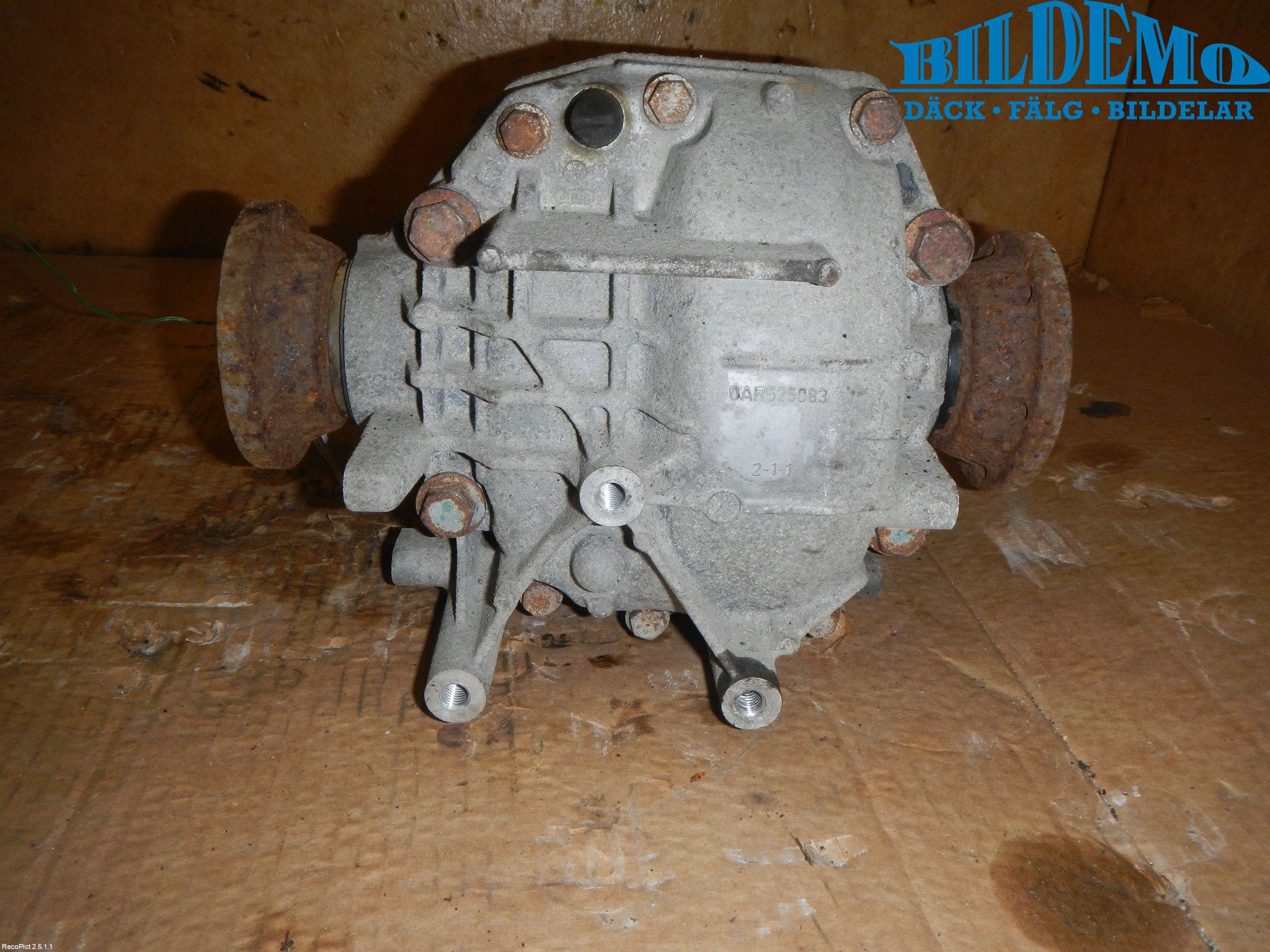 Audi A4/S4 05-07 Bakaksel Kardang Bak -Diff