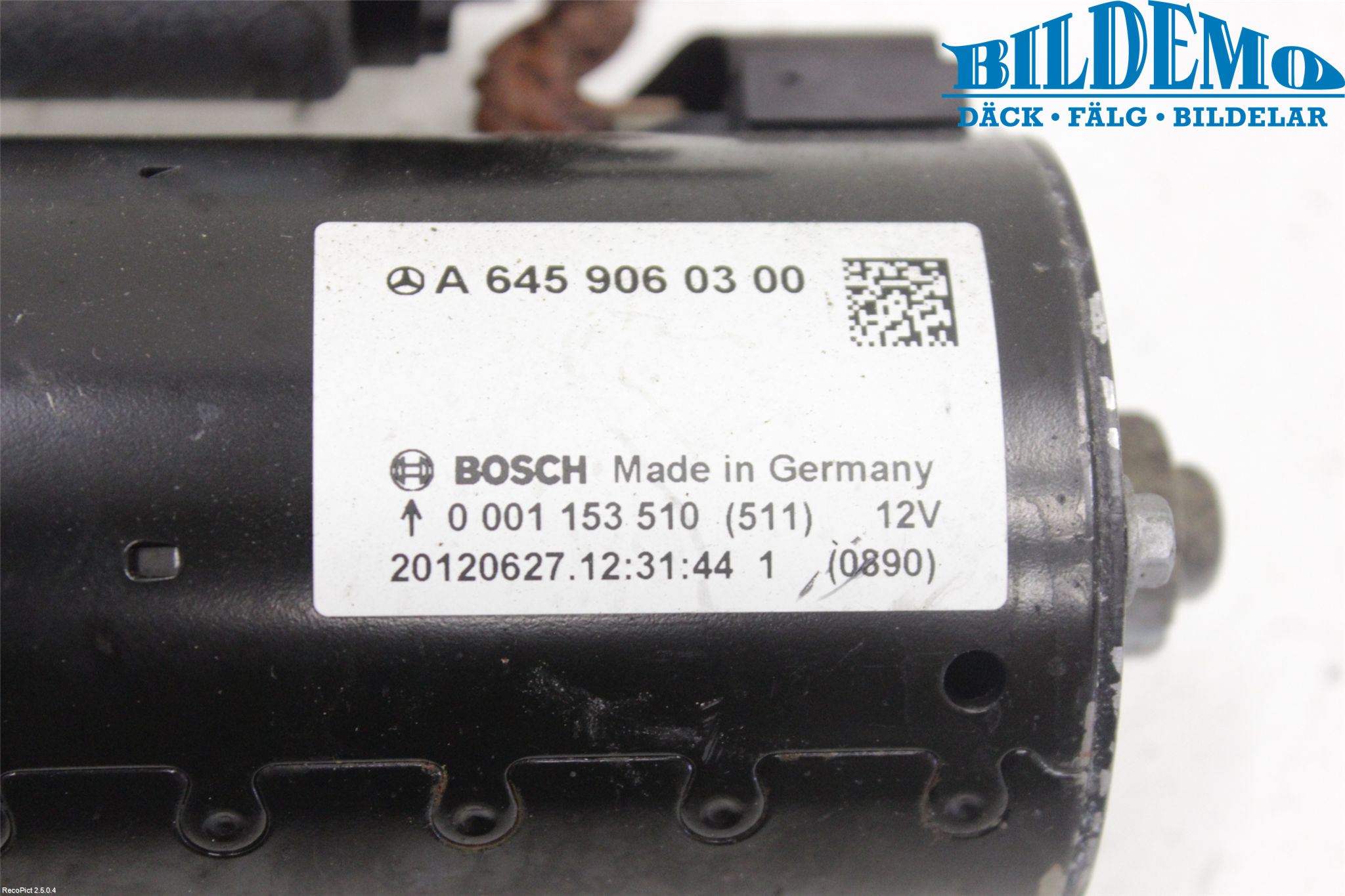 Mercedes-Benz MB B-KLASS (W246/W242) 12-19 Startmotor Diesel