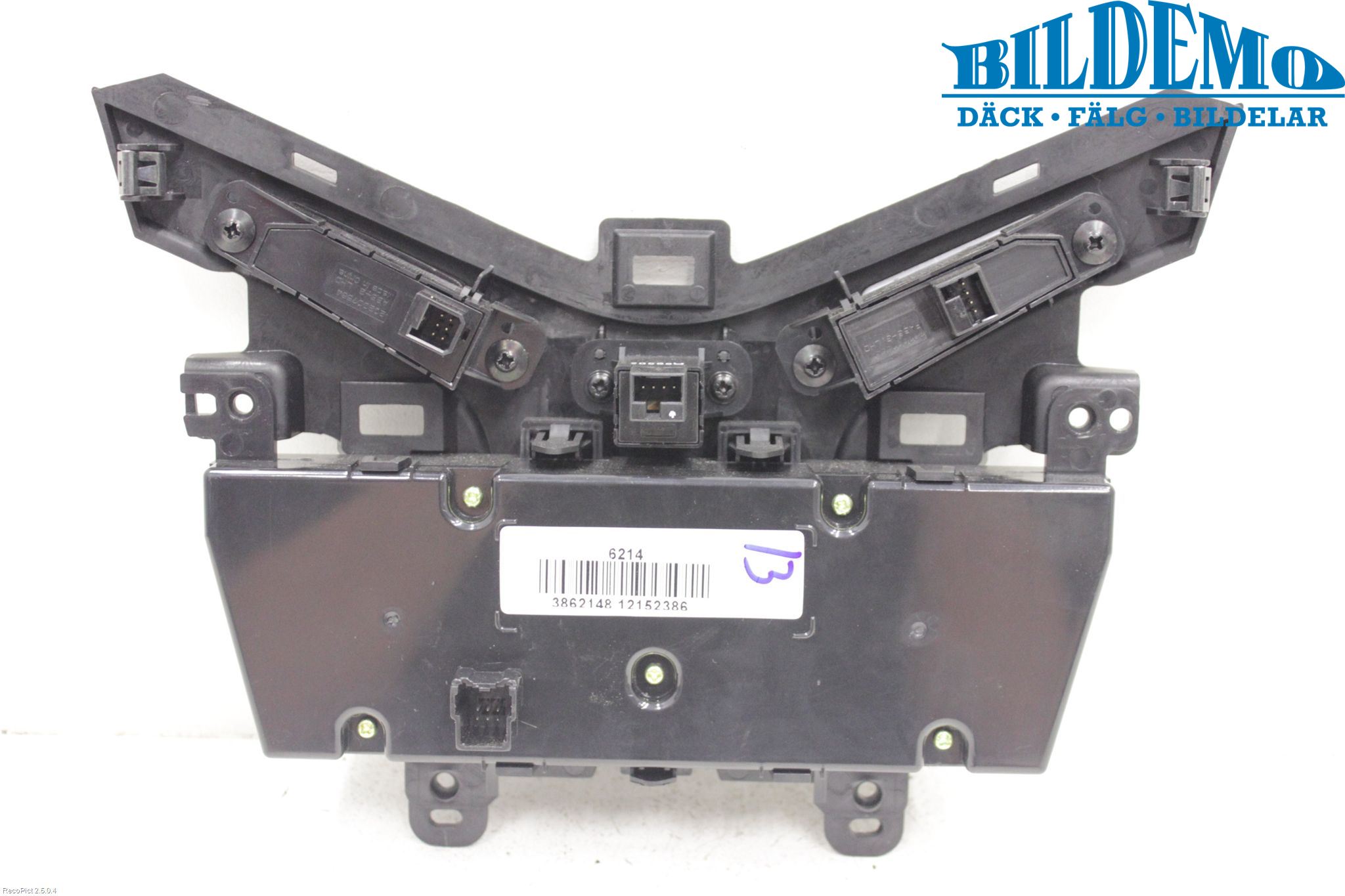 GM CHEVROLET CRUZE Varme Ac Betjening-Display
