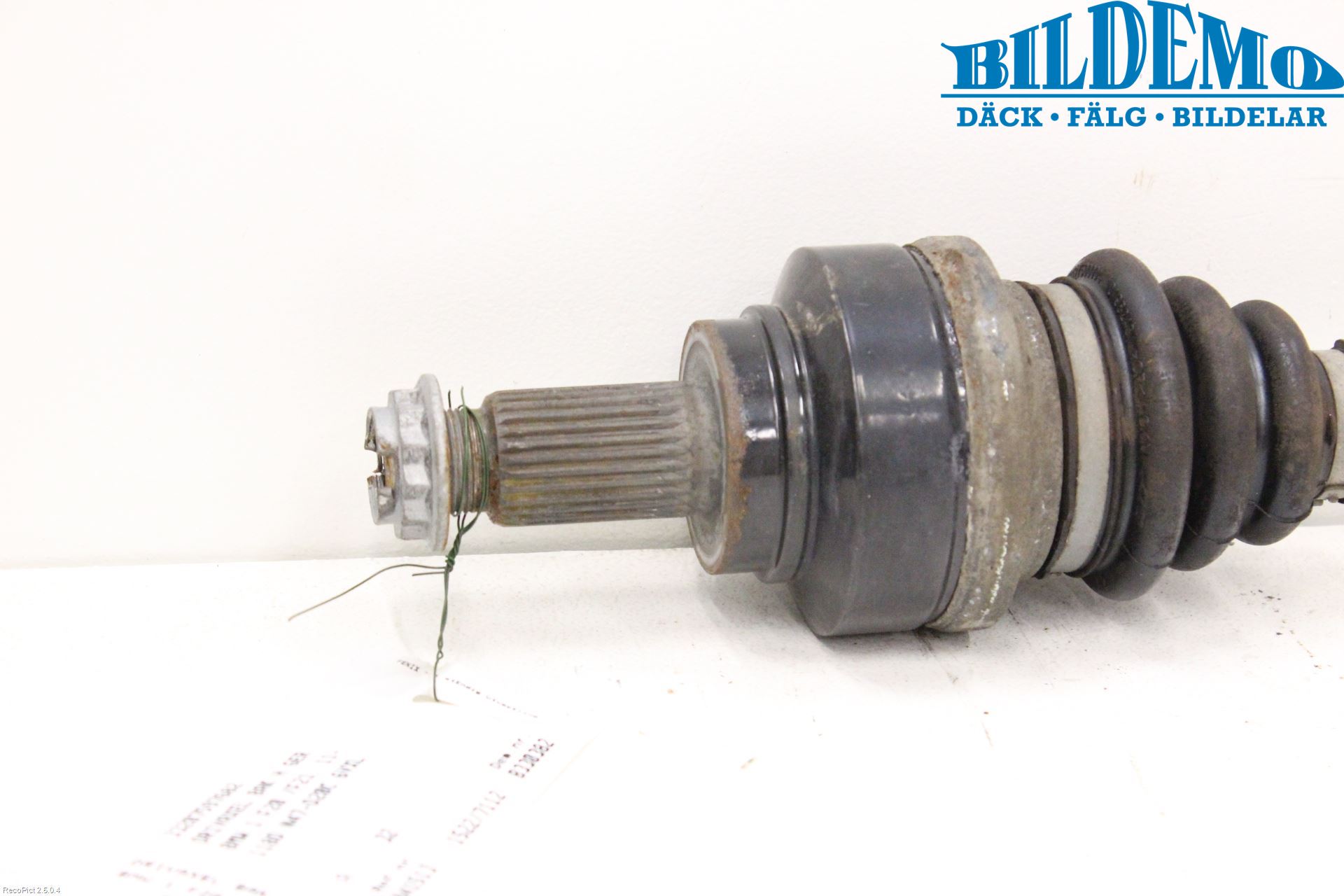 BMW 1 F20/F21 11-19 Drivaksel Bak Kompl Høyre