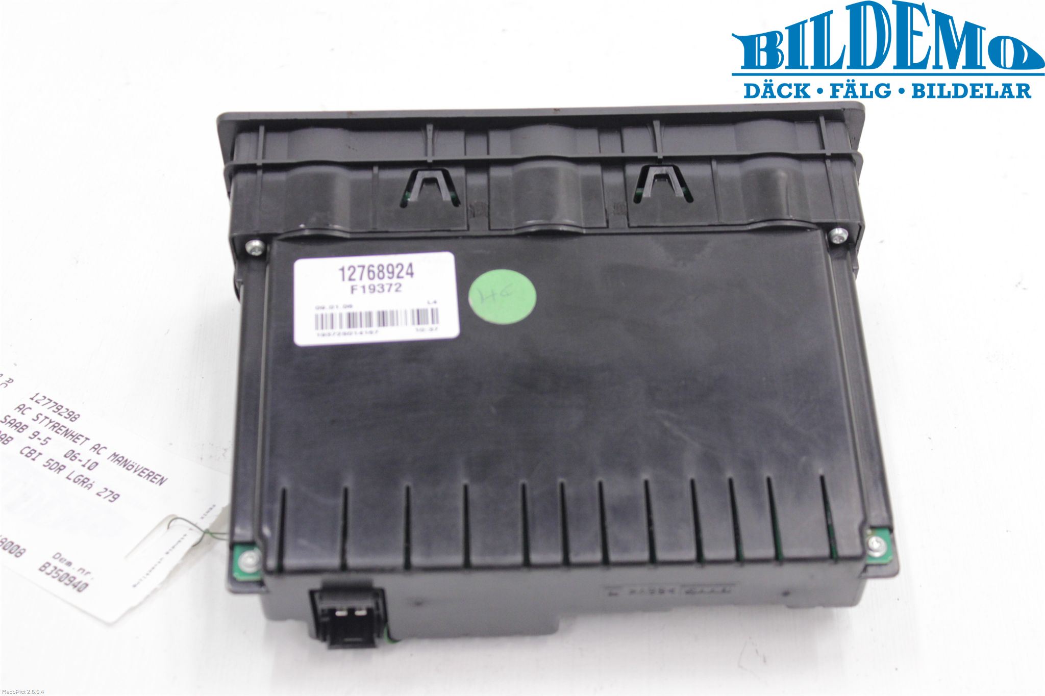 Saab 9-5     06-10 Varme Ac Betjening-Display