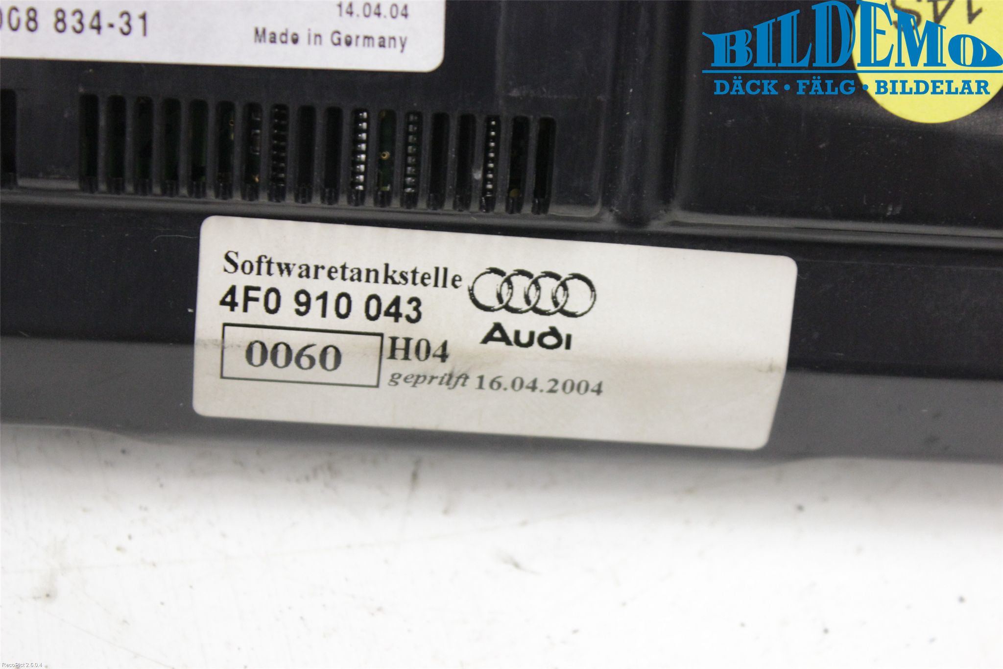 Audi A6/S6     05-11 Varme Ac Betjening-Display