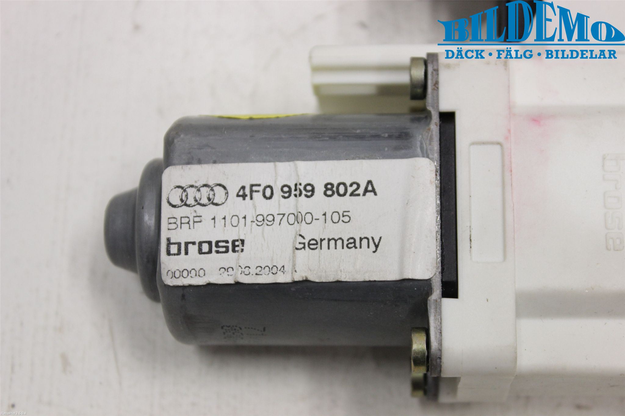 Audi A6/S6     05-11 Vindusheismotor
