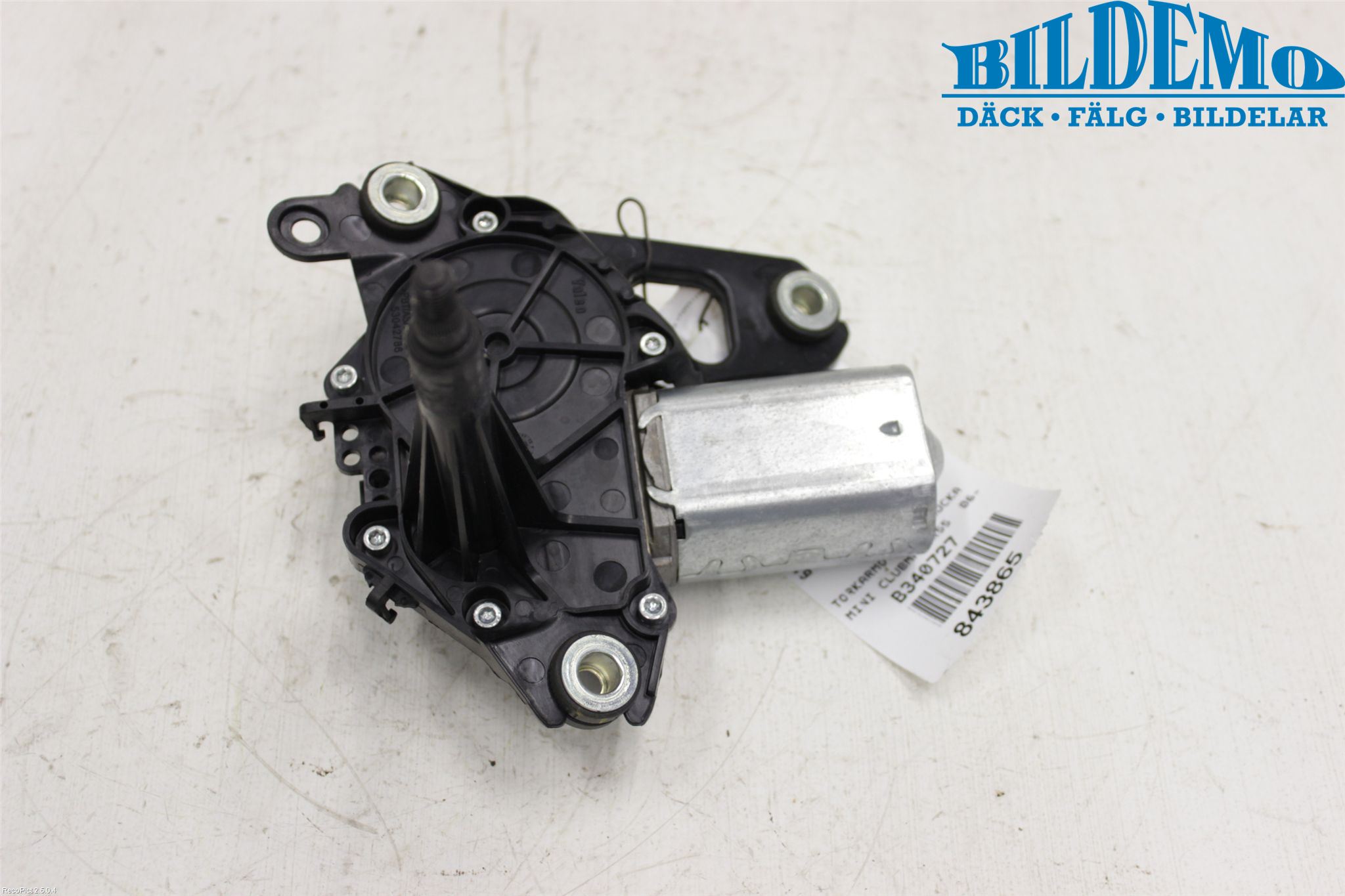Mini CLUBMAN R55 06-14 Viskermotor Bakluke