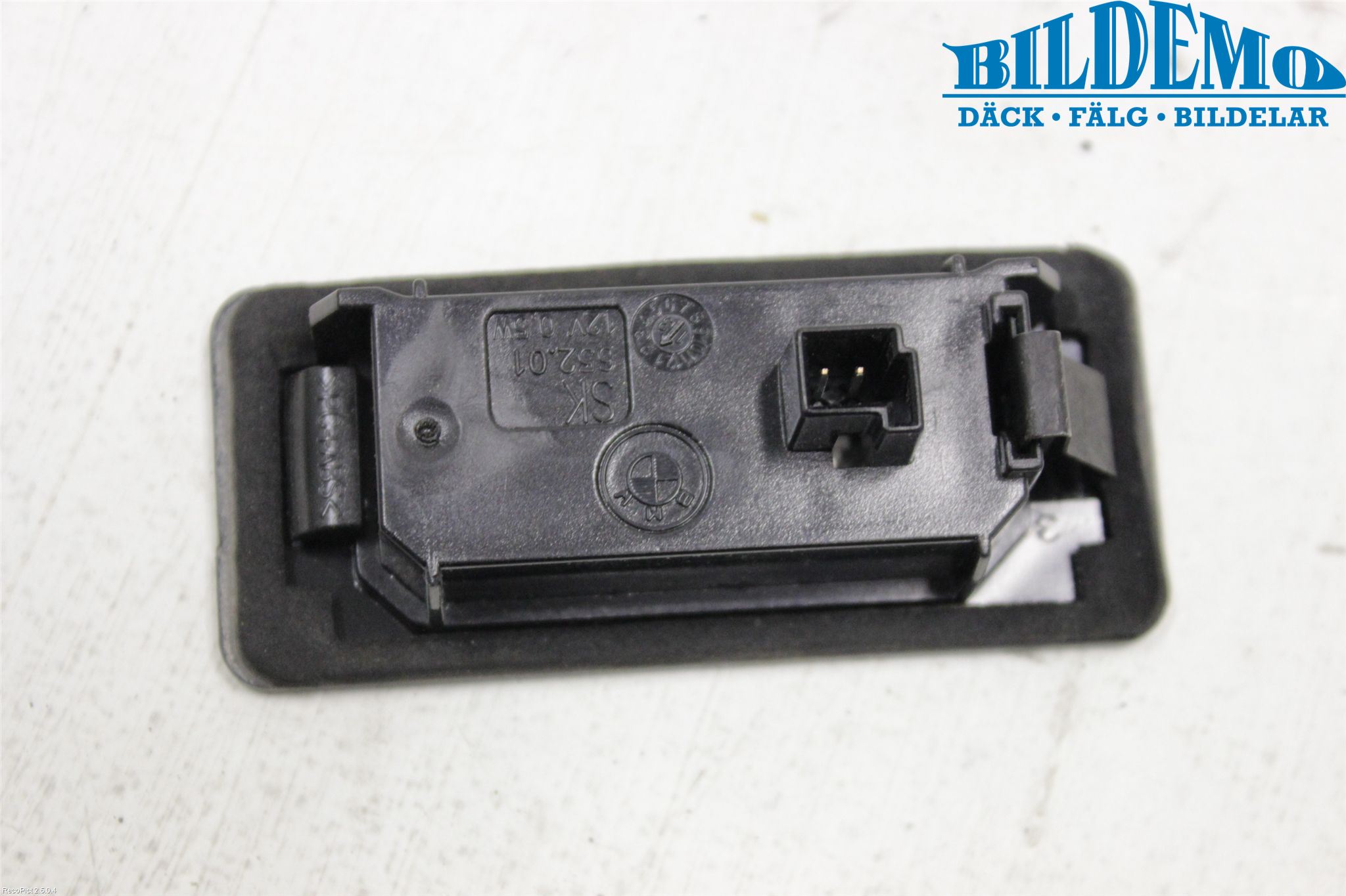 BMW 5 F10/F11/F18 09-17 Skilt Belysning