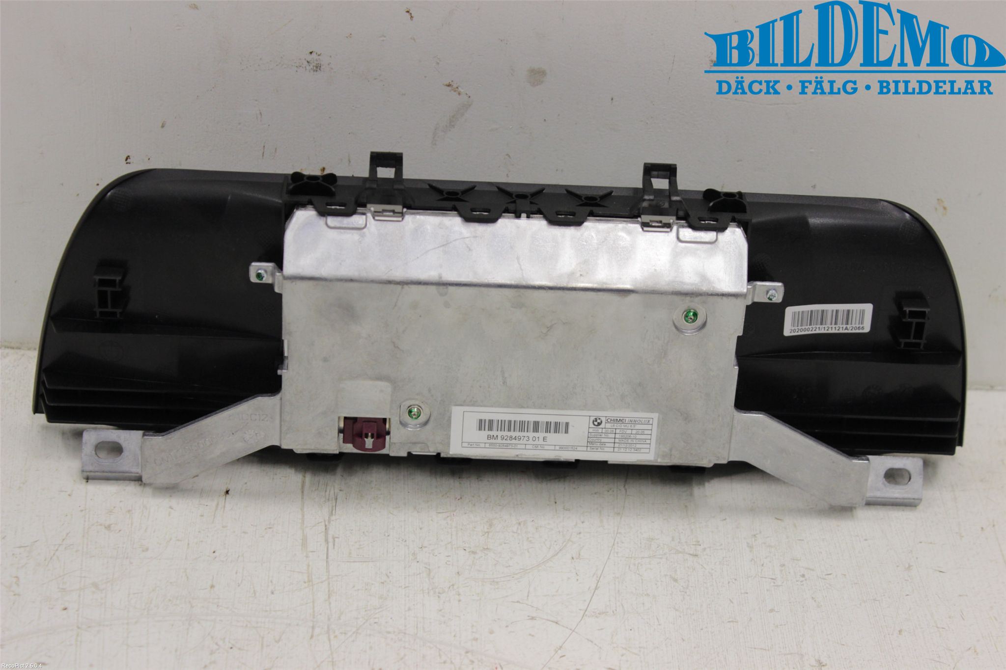 BMW 5 F10/F11/F18 09-17 Instr Varselys - Display