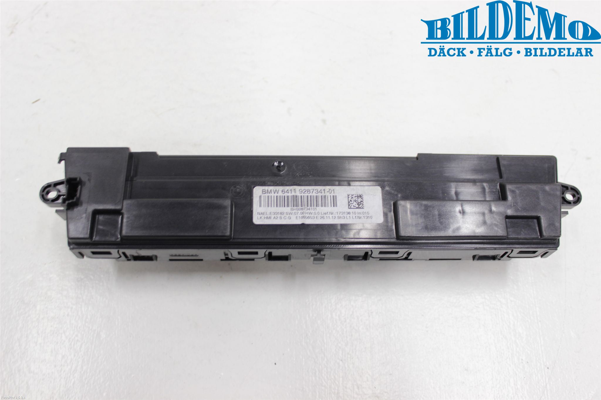 BMW 3 F30/F31/F80 12-19 Varme Ac Betjening-Display