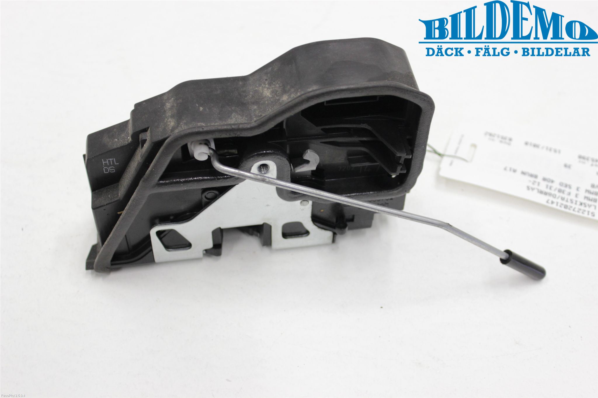 BMW 3 F30/F31/F80 12-19 Dørlås - Låsekasse