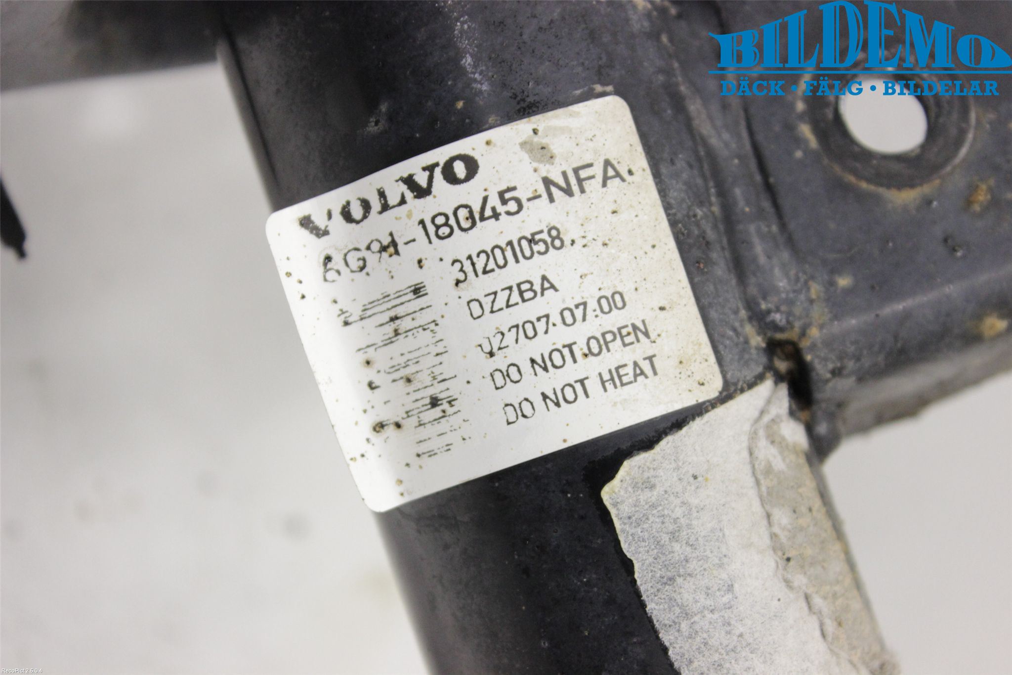 Volvo S80 07-13 Fjærbein Foran Høyre