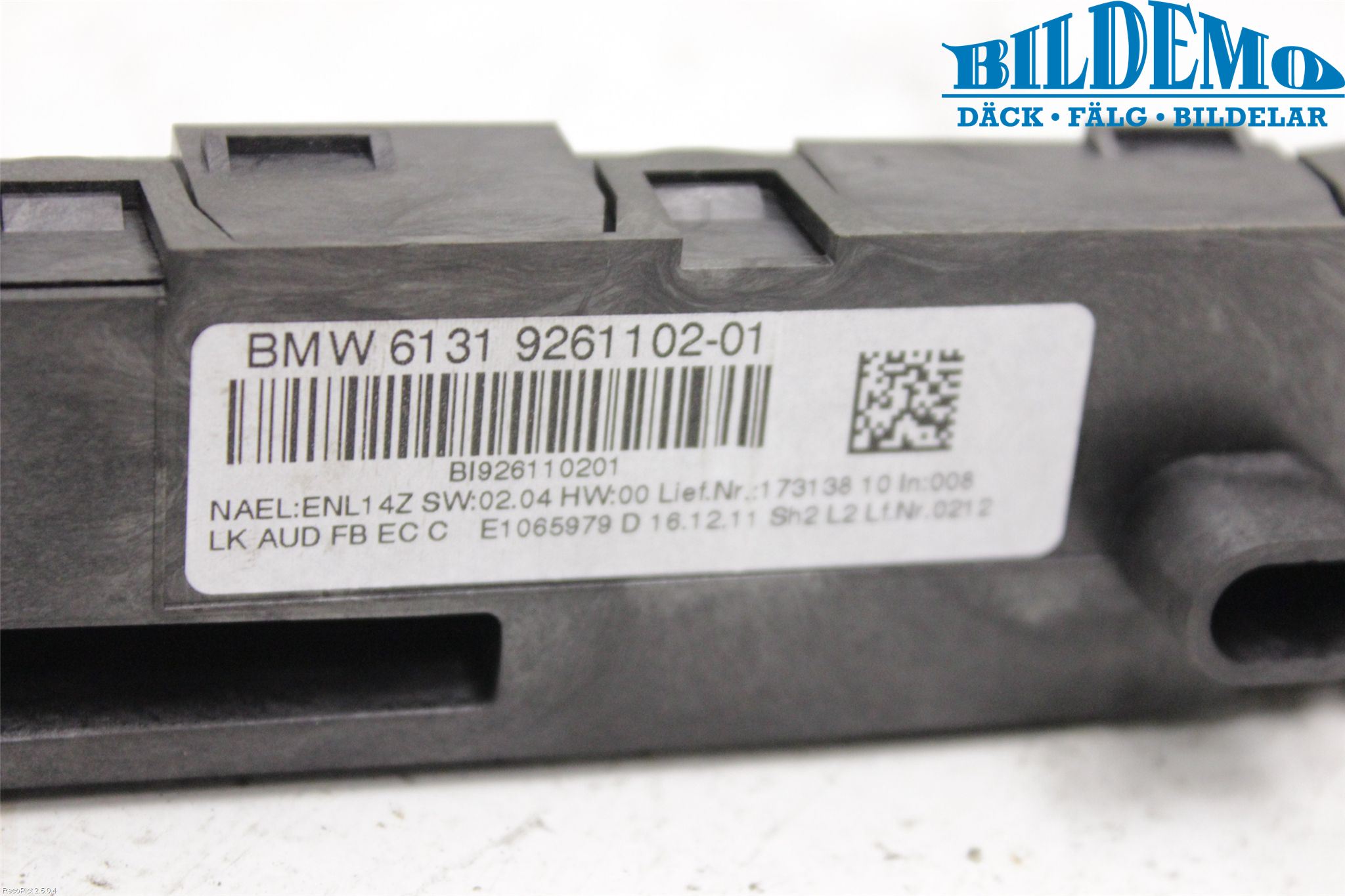 BMW 1 F20/F21 11-19 Stereo Radio Med Cd