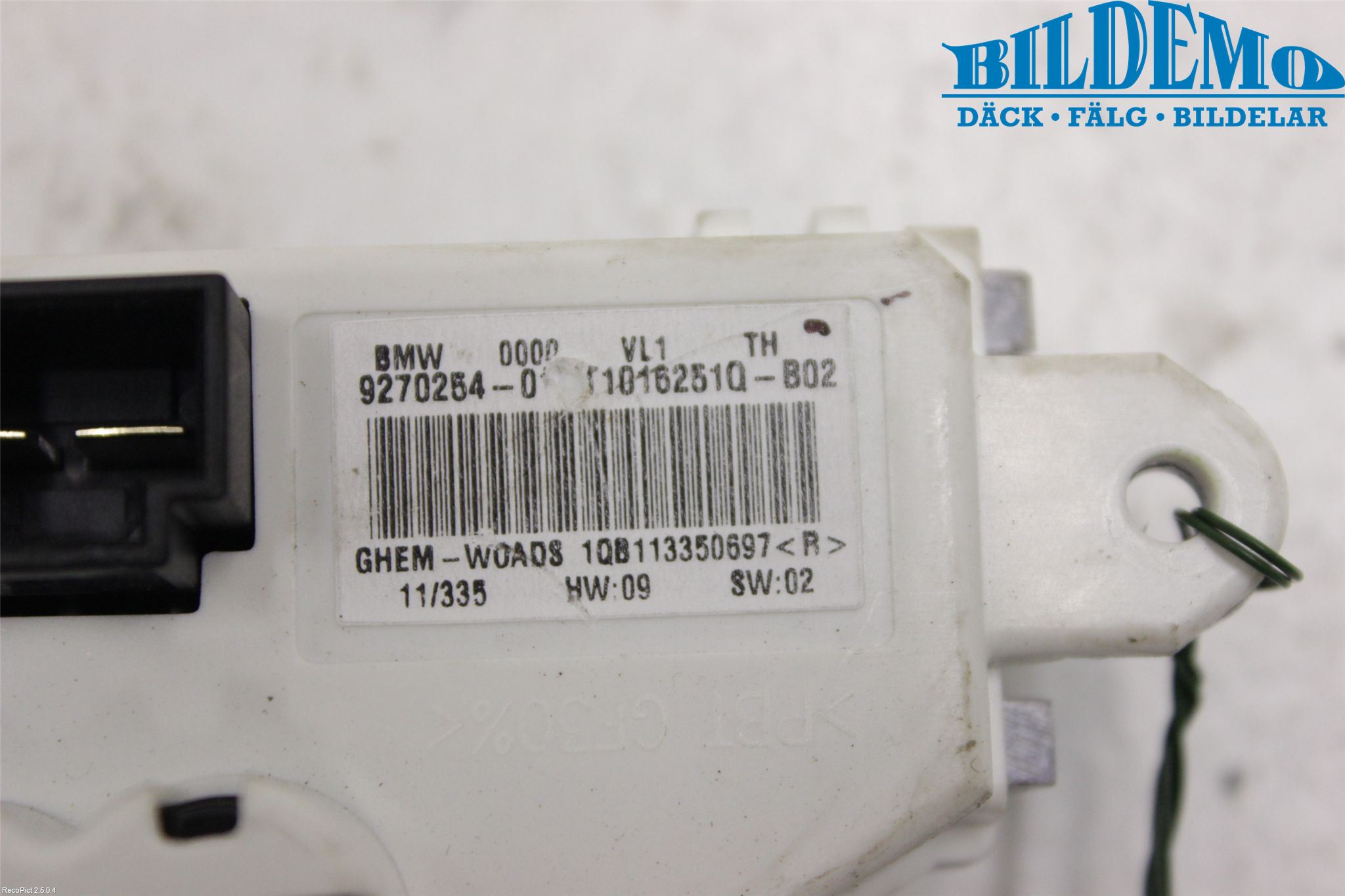 BMW 1 F20/F21 11-19 Varmeapparat Viftemotstand