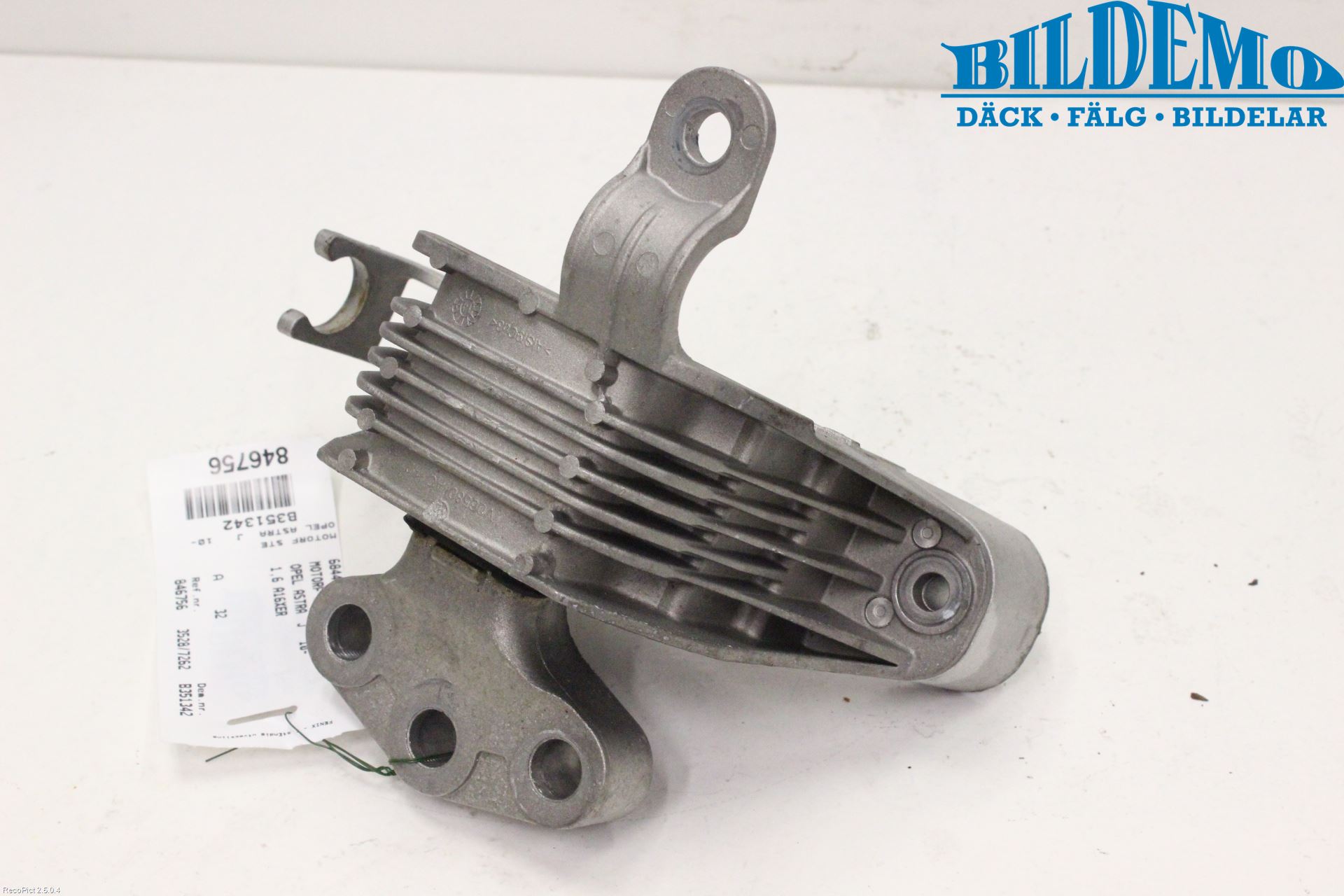 Opel ASTRA J 10-15 Motor Feste Stål-Alu