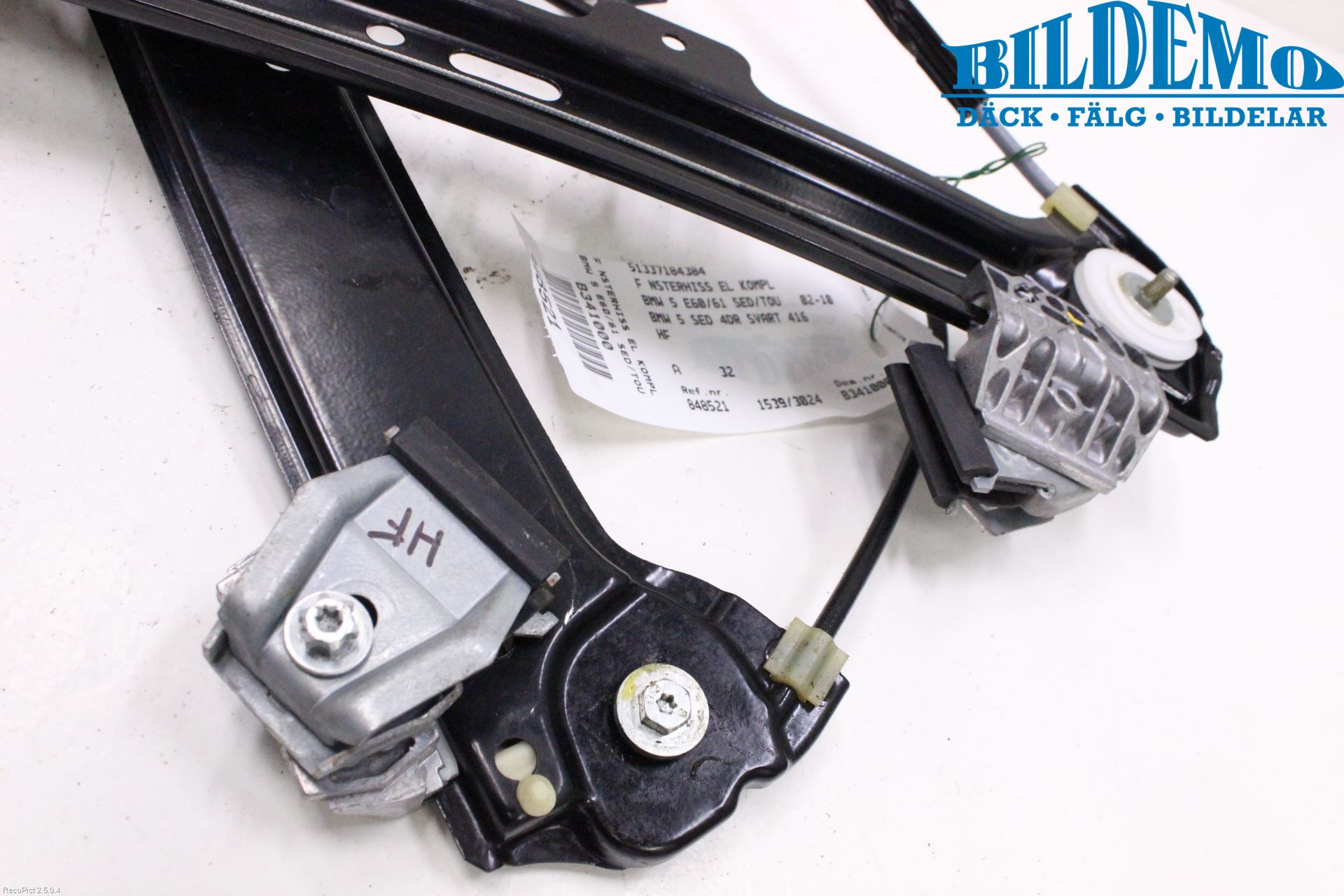 BMW 5 E60/61 Sed/Tou 02-10 Vindusheis El Komp