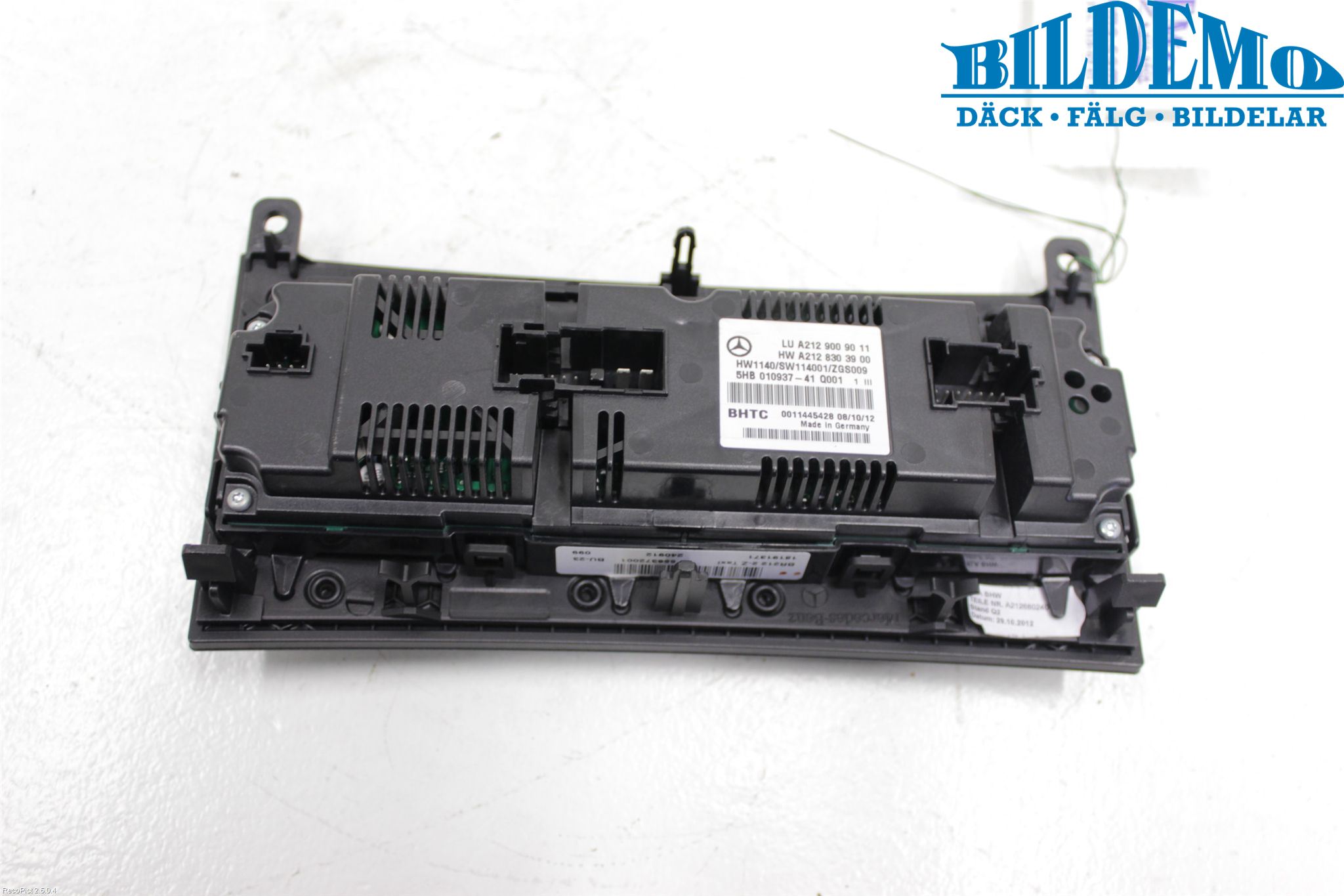 Mercedes-Benz MB E-KLASS (W212) 09-16 Varme Ac Betjening-Display