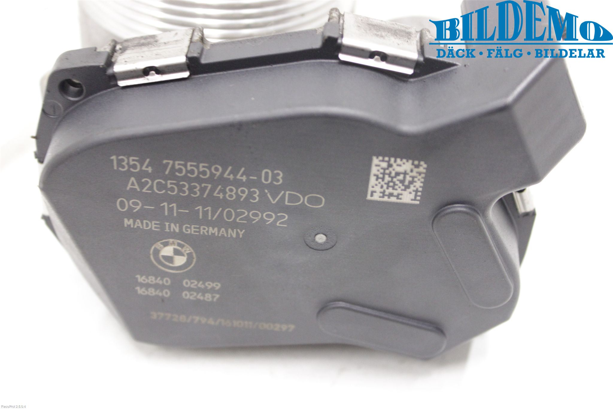 BMW 5 F10/F11/F18 09-17 Inns Spjeldhus