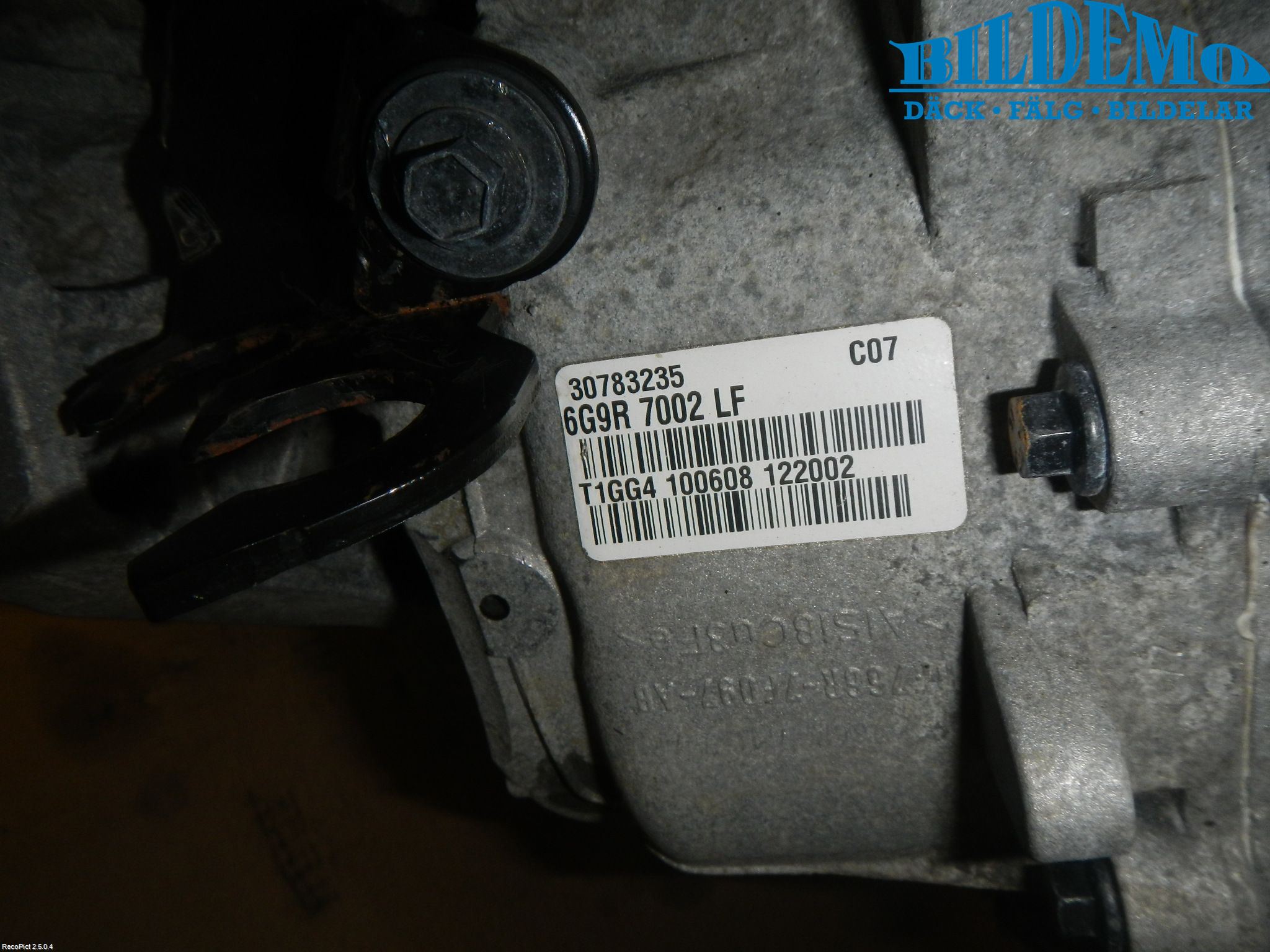 Volvo V70 08-13 Gearkasse 6 Trinn