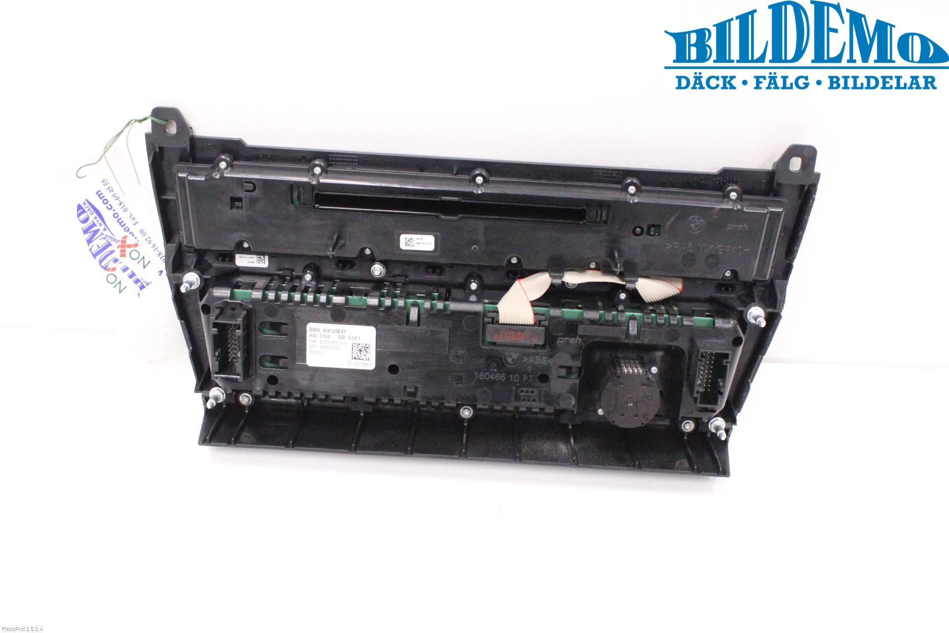 BMW 5 F10/F11/F18 09-17 Varme Ac Betjening-Display