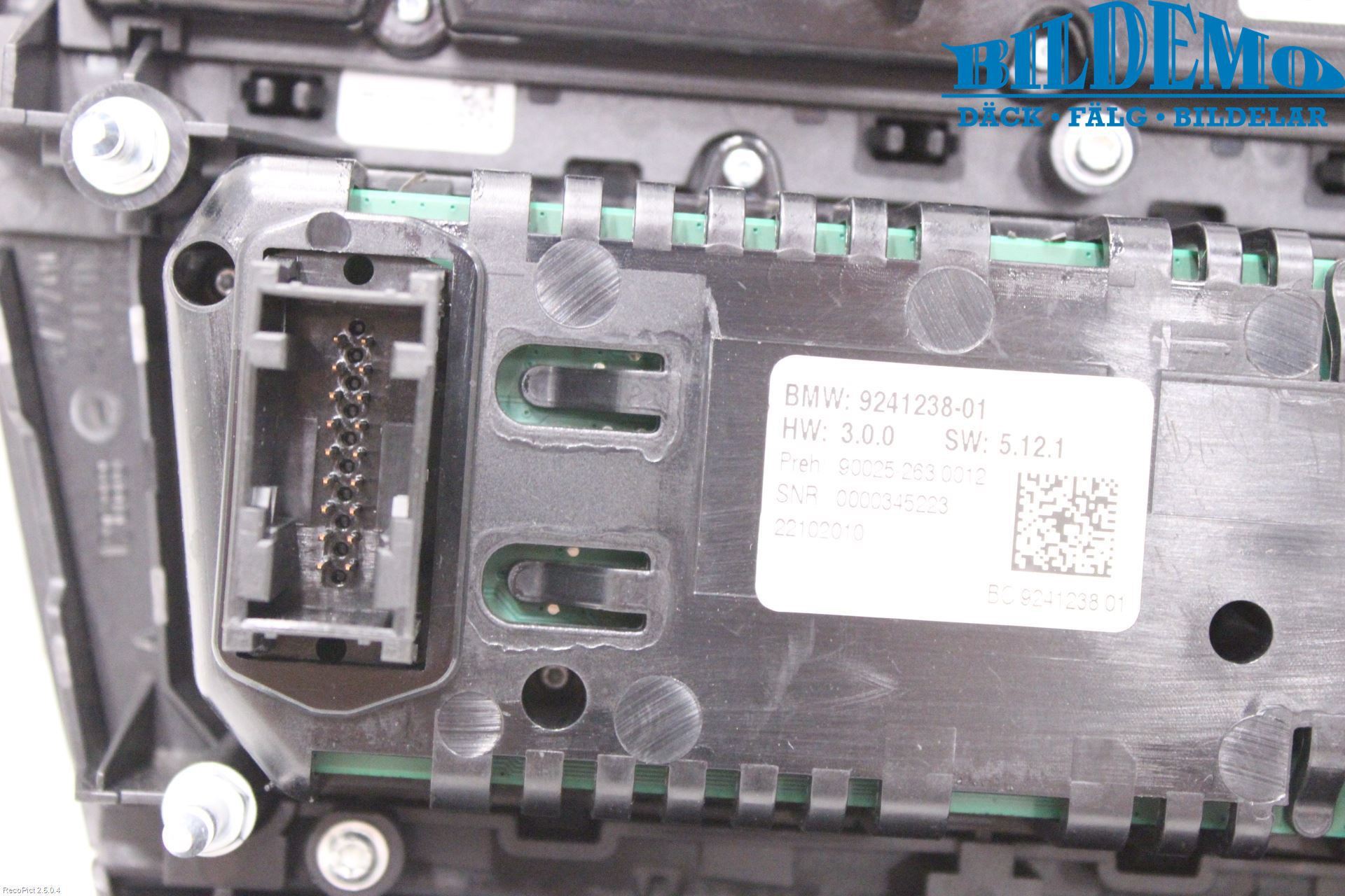 BMW 5 F10/F11/F18 09-17 Varme Ac Betjening-Display