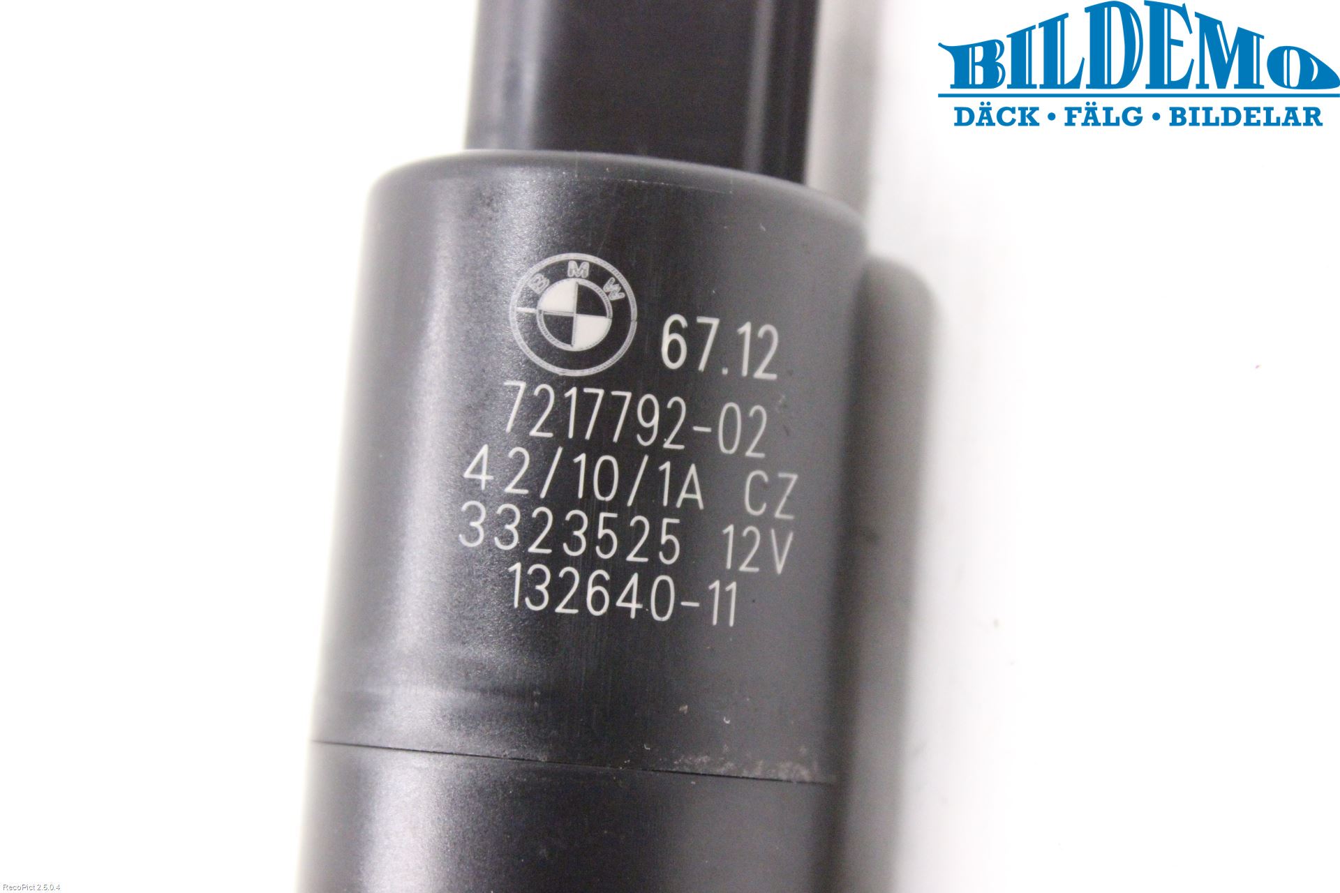 BMW 5 F10/F11/F18 09-17 Spylerpumpe Høytrykk