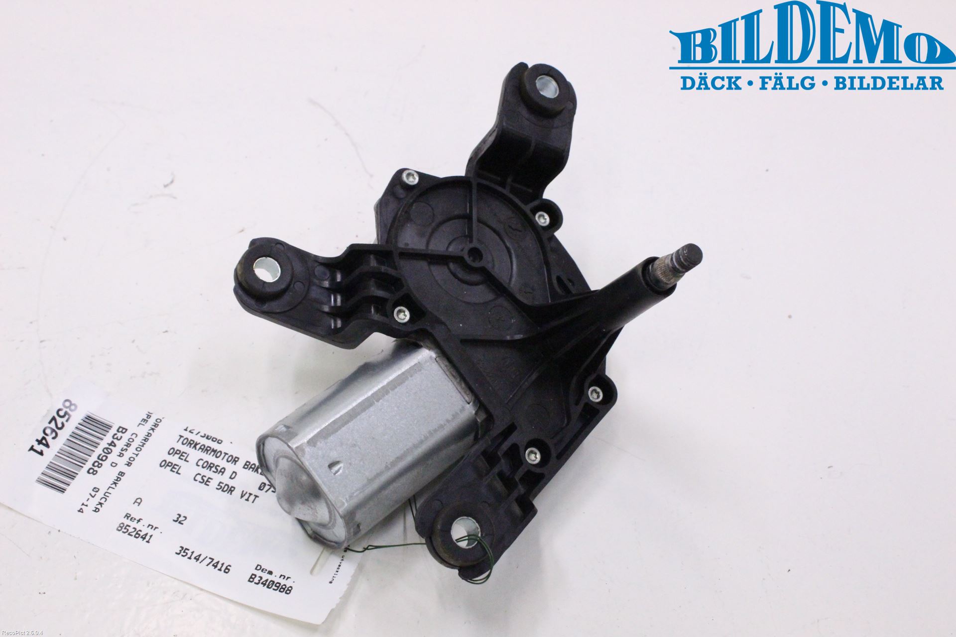 Opel CORSA D 07-14 Viskermotor Bakluke