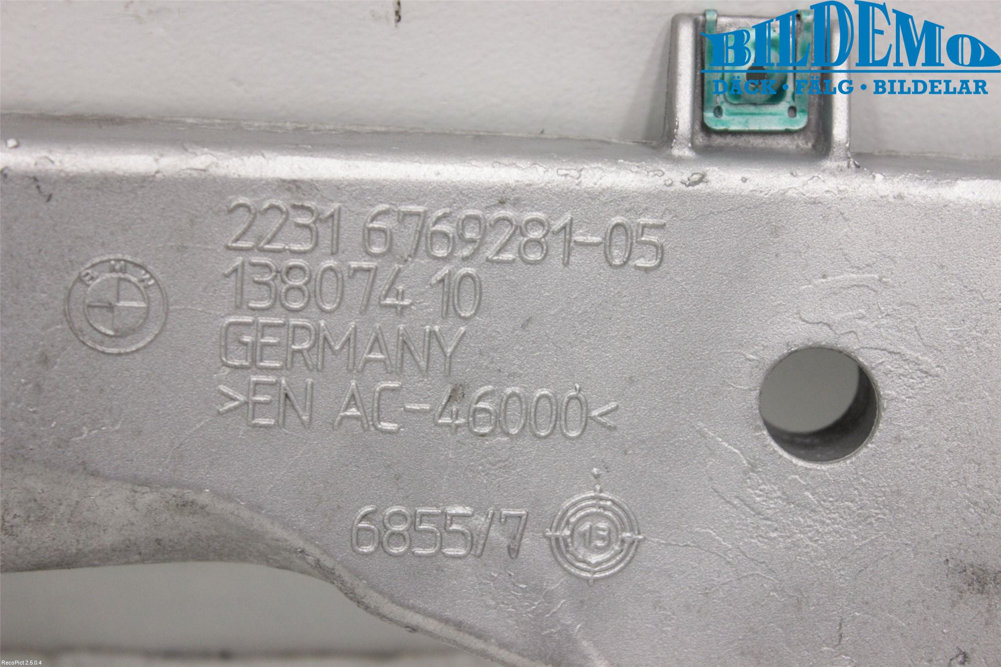 BMW 1 F20/F21 11-19 Gearkasse Bjelke - Travers