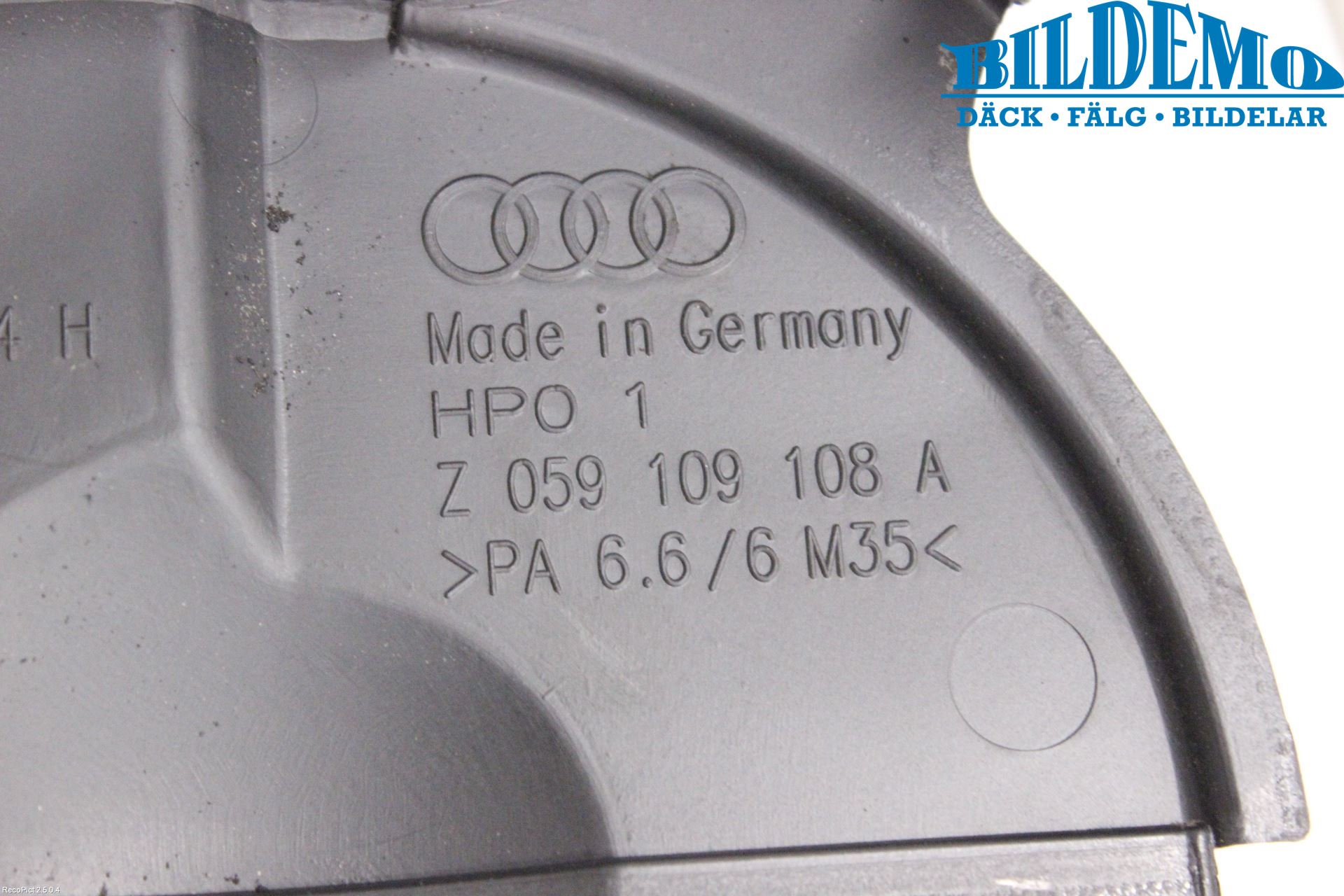 Audi A4/S4 01-05 Motor Deksel Over Motor