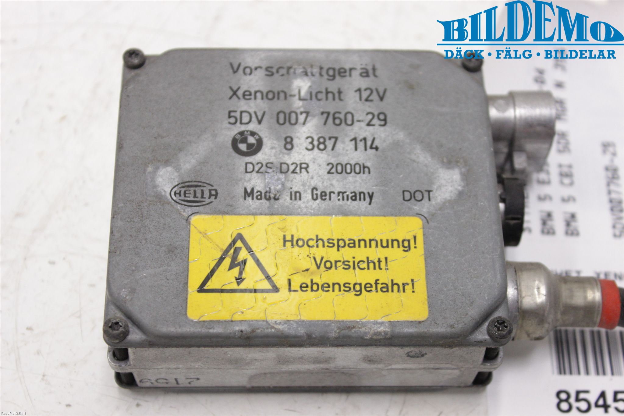 BMW 5 E39 95-04 Styreenhet Xenon