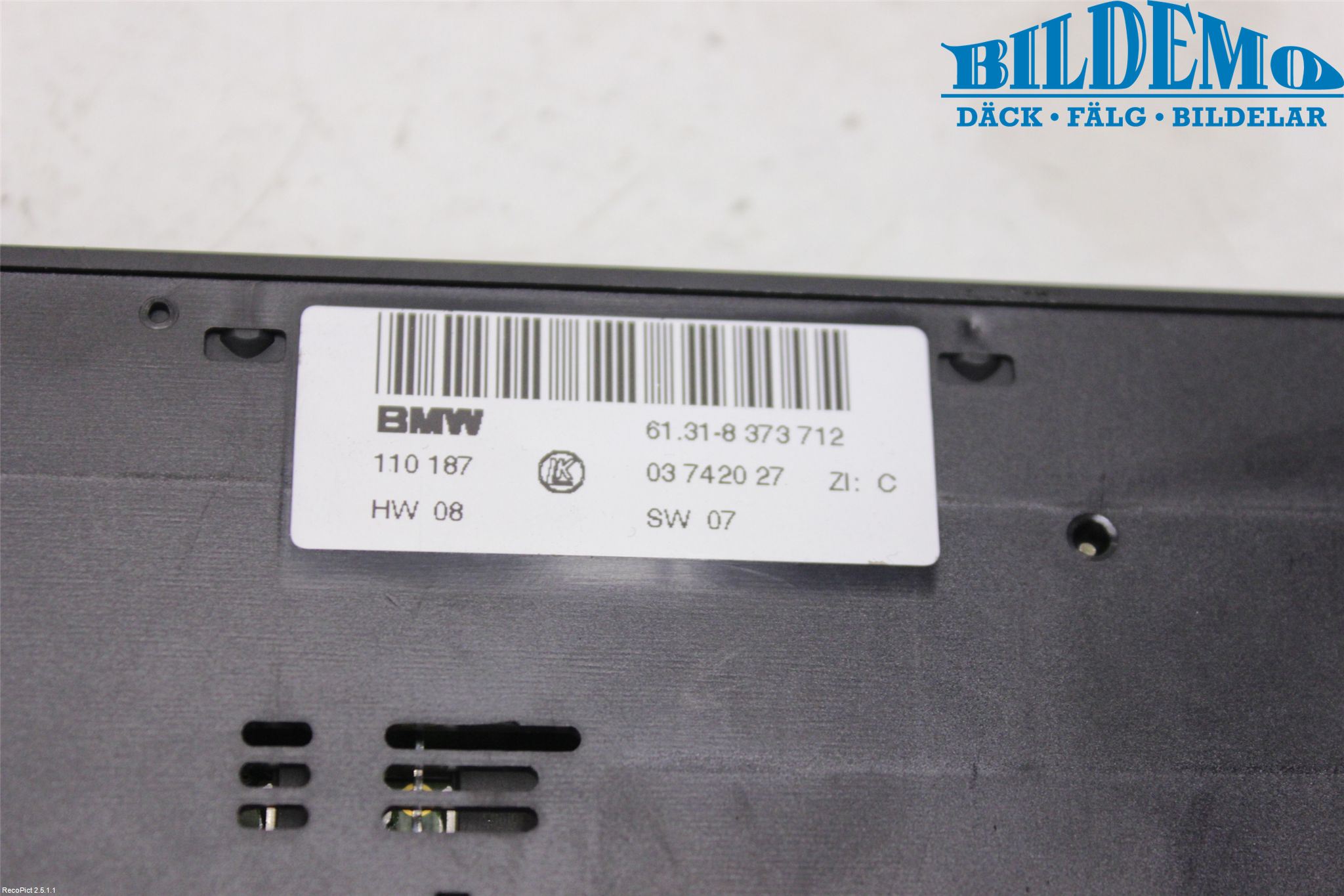BMW 5 E39 95-04 Bryter Varmesete