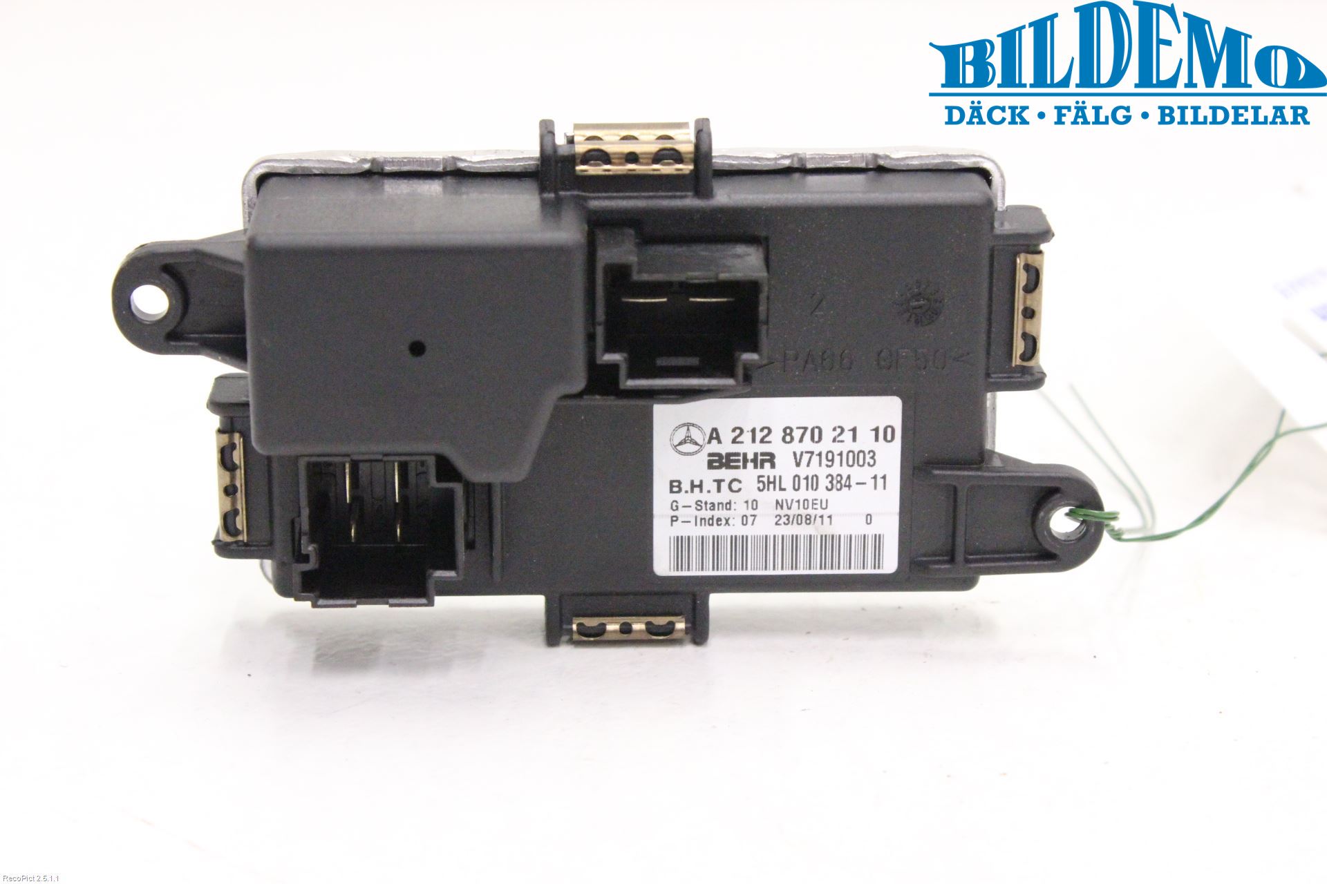Mercedes-Benz MB C-KLASS (W204) 07-15 Varmeapparat Viftemotstand