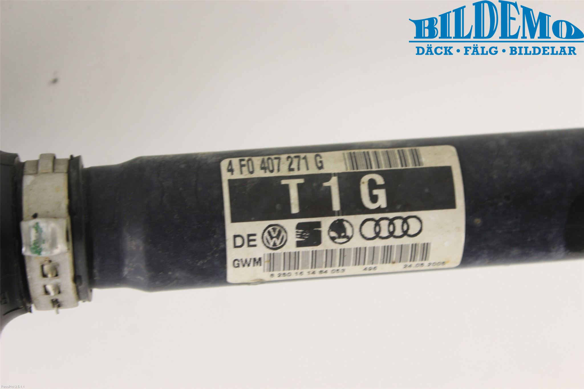 Audi A6/S6     05-11 Drivaksel Foran Kompl Venstre