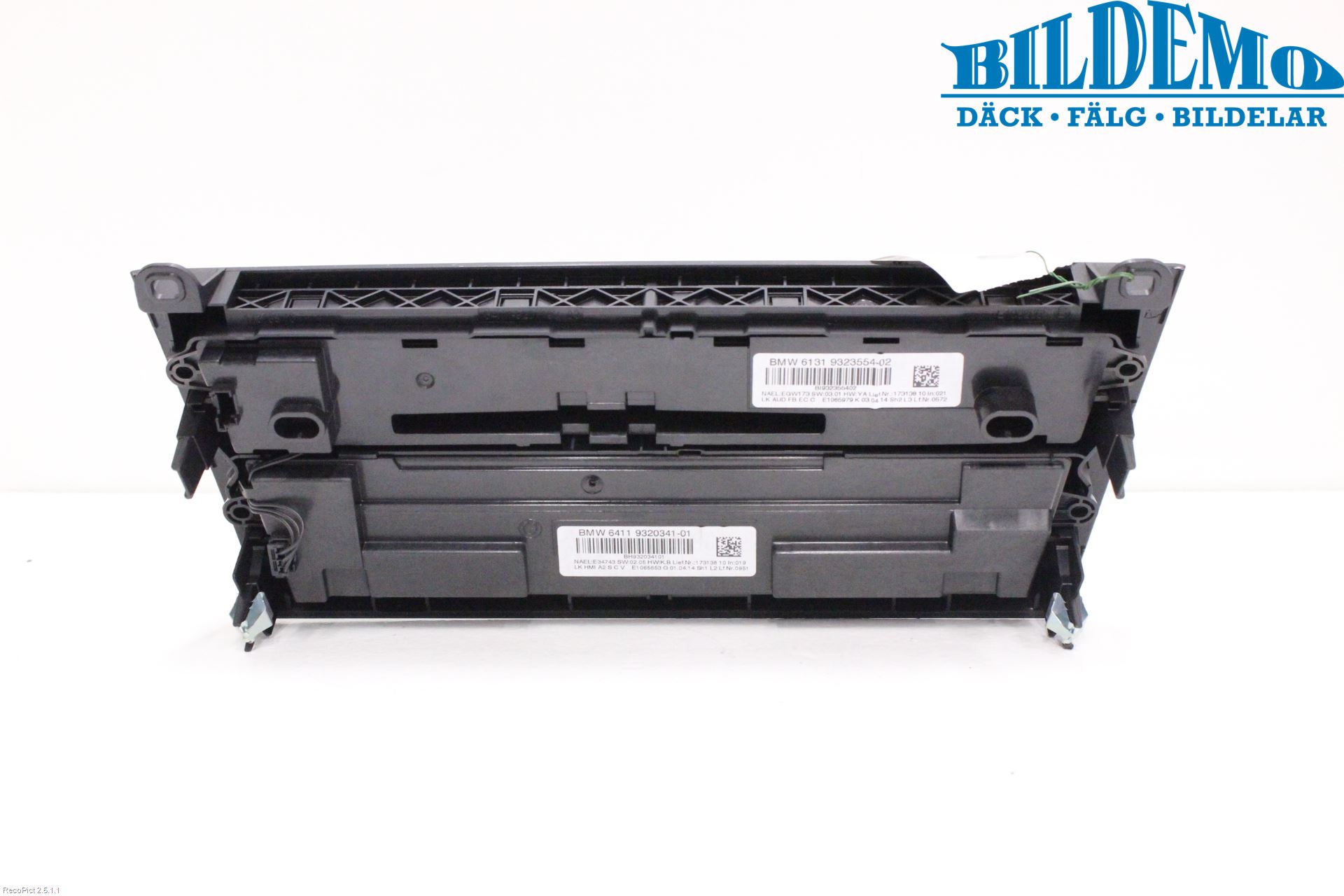 BMW 1 F20/F21 11-19 Varme Ac Betjening-Display