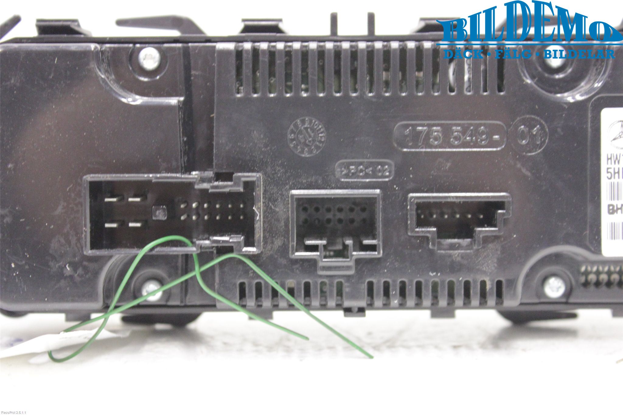 Mercedes-Benz MB B-KLASS (W246/W242) 12-19 Varme Ac Betjening-Display