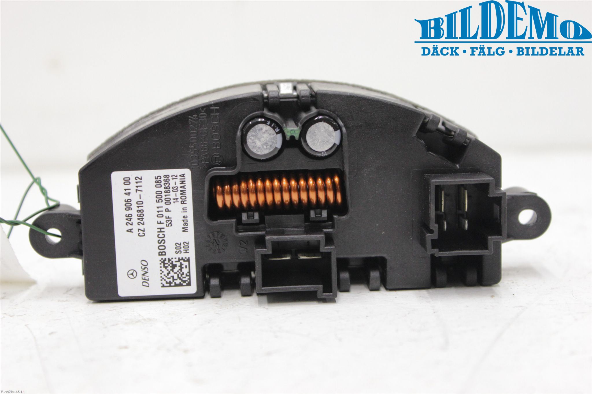Mercedes-Benz MB B-KLASS (W246/W242) 12-19 Varmeapparat Viftemotstand