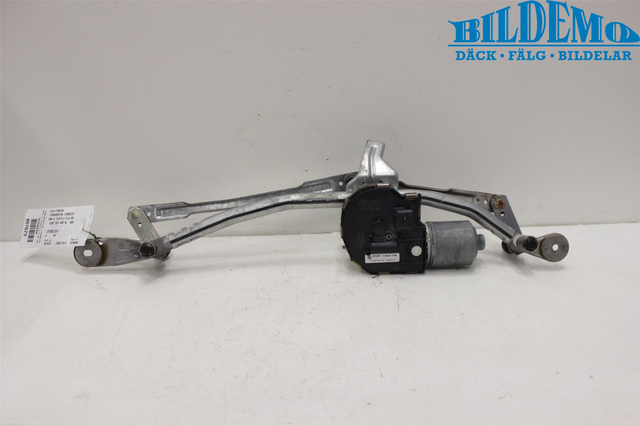 BMW 5 F10/F11/F18 09-17 Viskermotor Frontrute