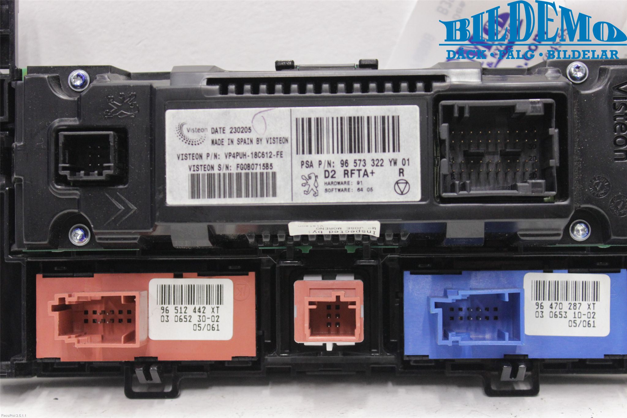 Peugeot 407 Varme Ac Betjening-Display