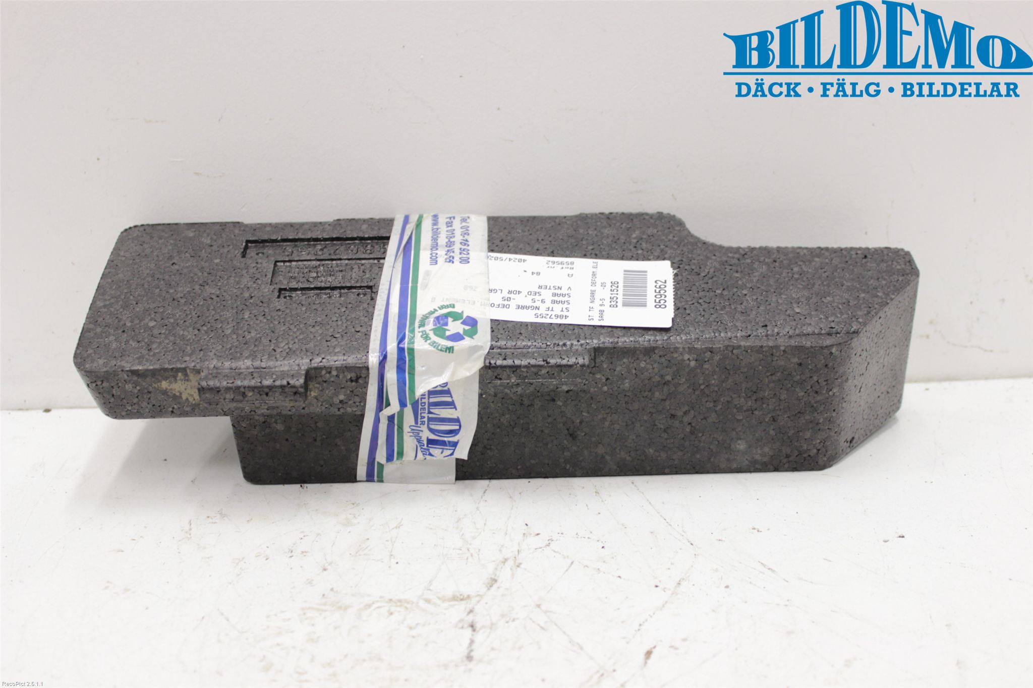 Saab 9-5 -05 Støtfanger Bak Deform Element