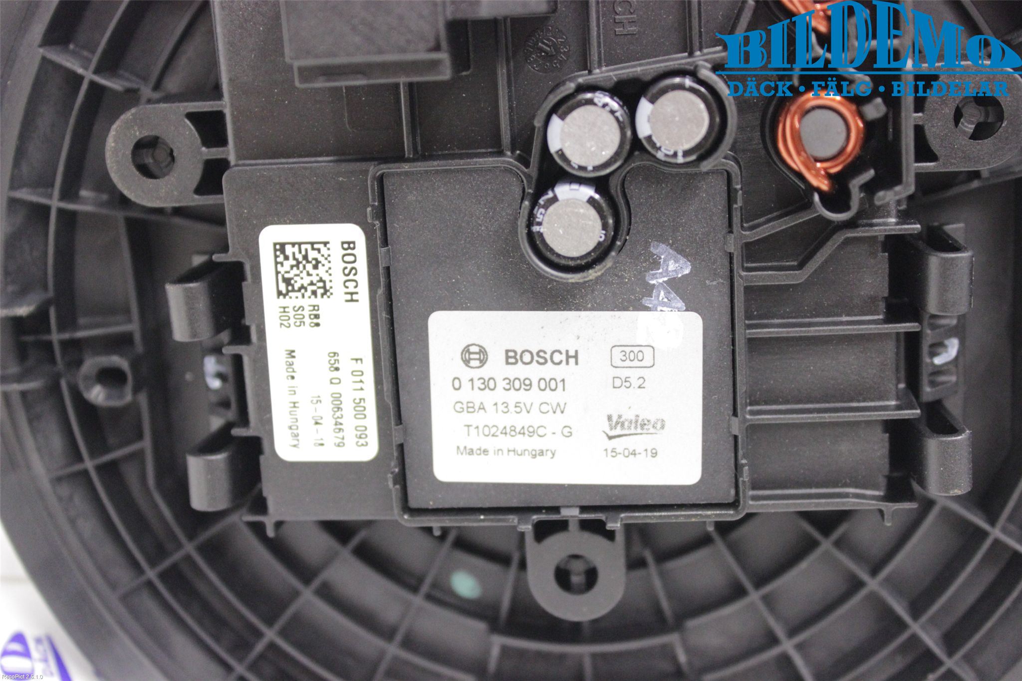 Mercedes-Benz MB C-KLASS (W205) 14-21 Varmeapparat Viftemotor