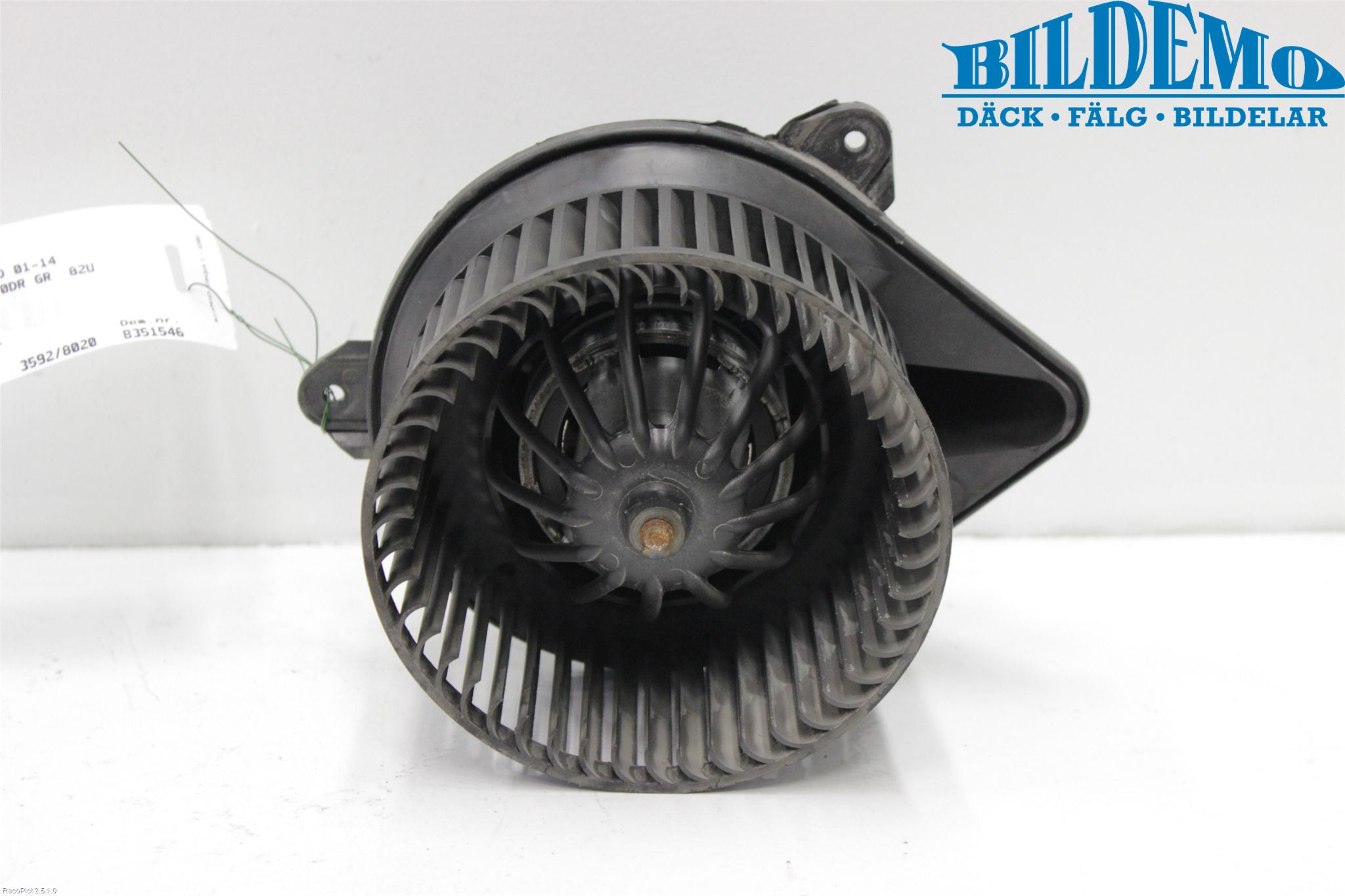 Opel VIVARO 01-14 Varmeapparat Viftemotor