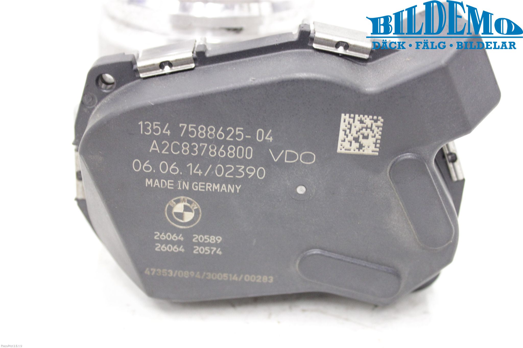 BMW 1 F20/F21 11-19 Inns Spjeldhus