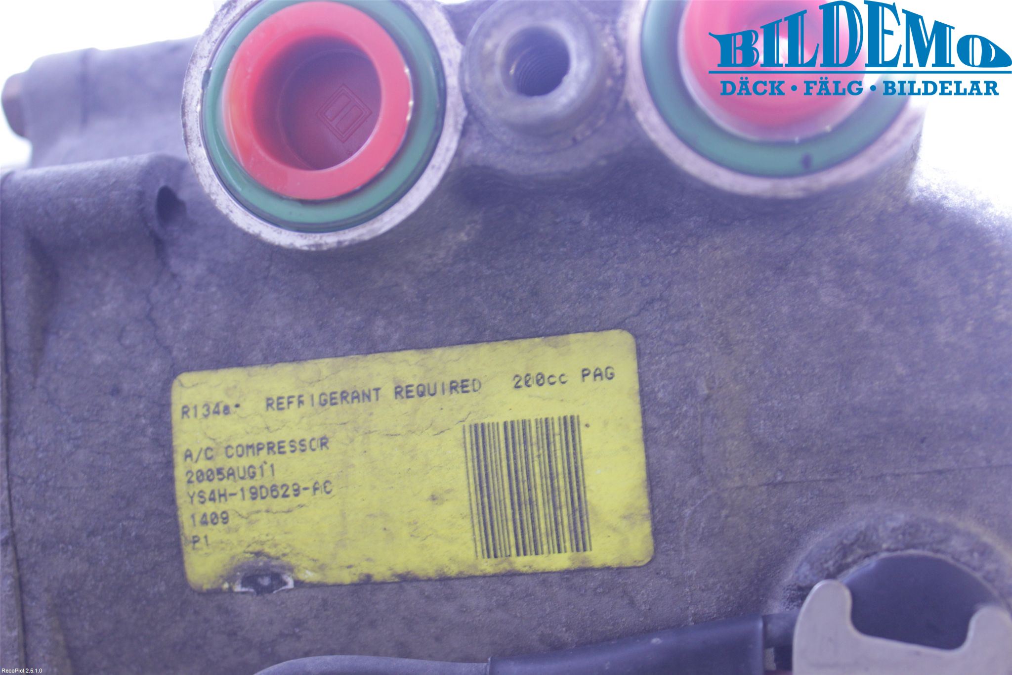 Ford TOURNEO CONNECT 03-08 Varme Ac Kompressor