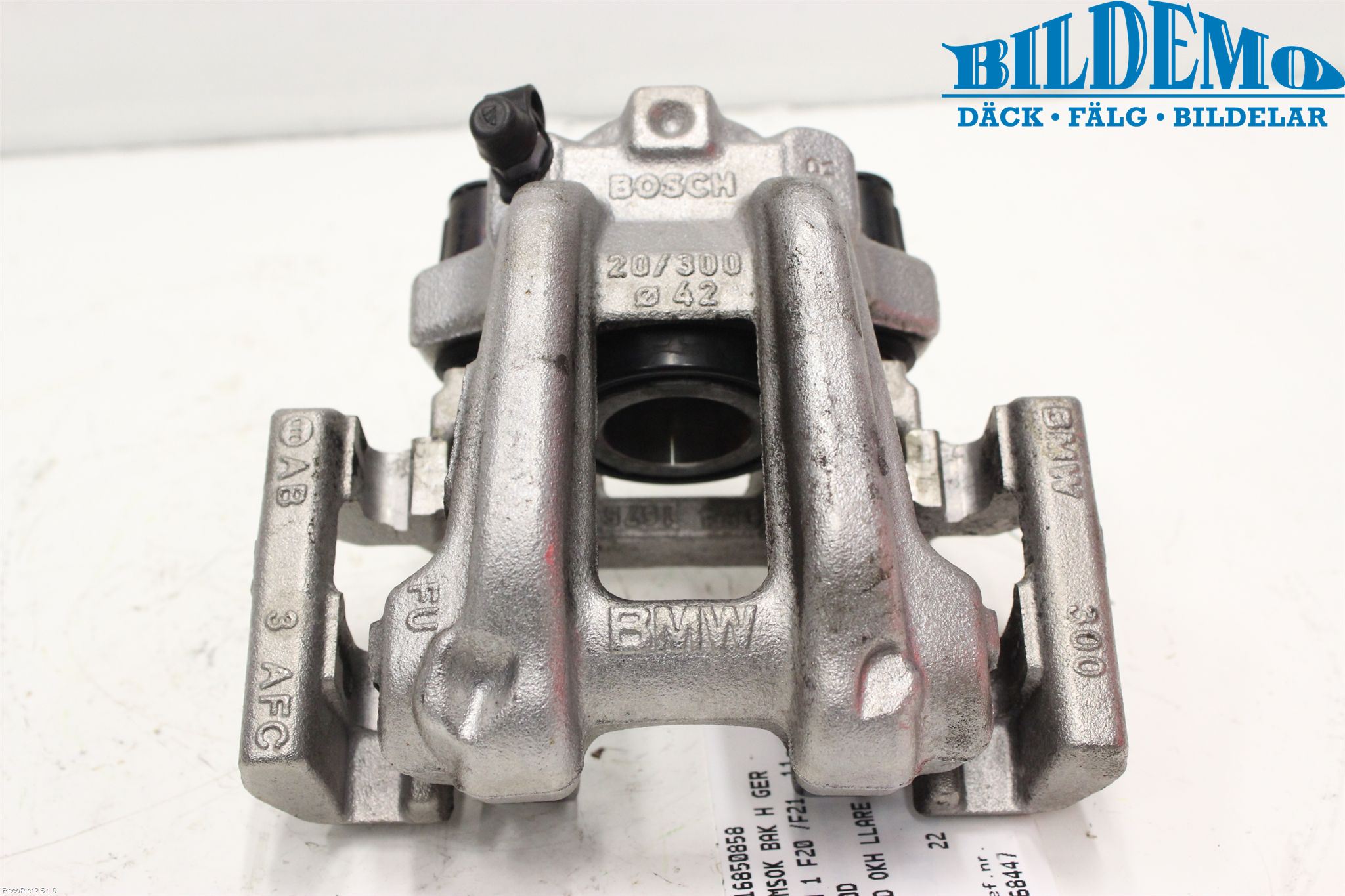 BMW 1 F20/F21 11-19 Bremsecaliper Bak Høyre