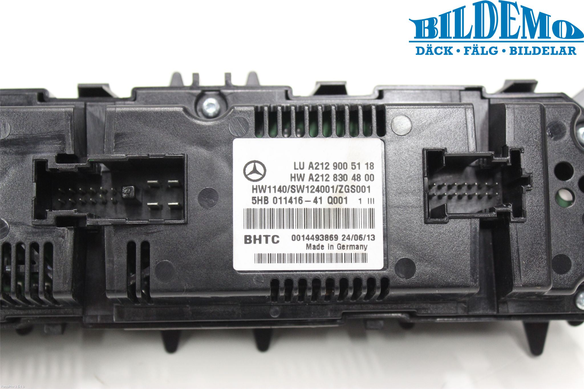 Mercedes-Benz MB E-KLASS (W212) 09-16 Varme Ac Betjening-Display